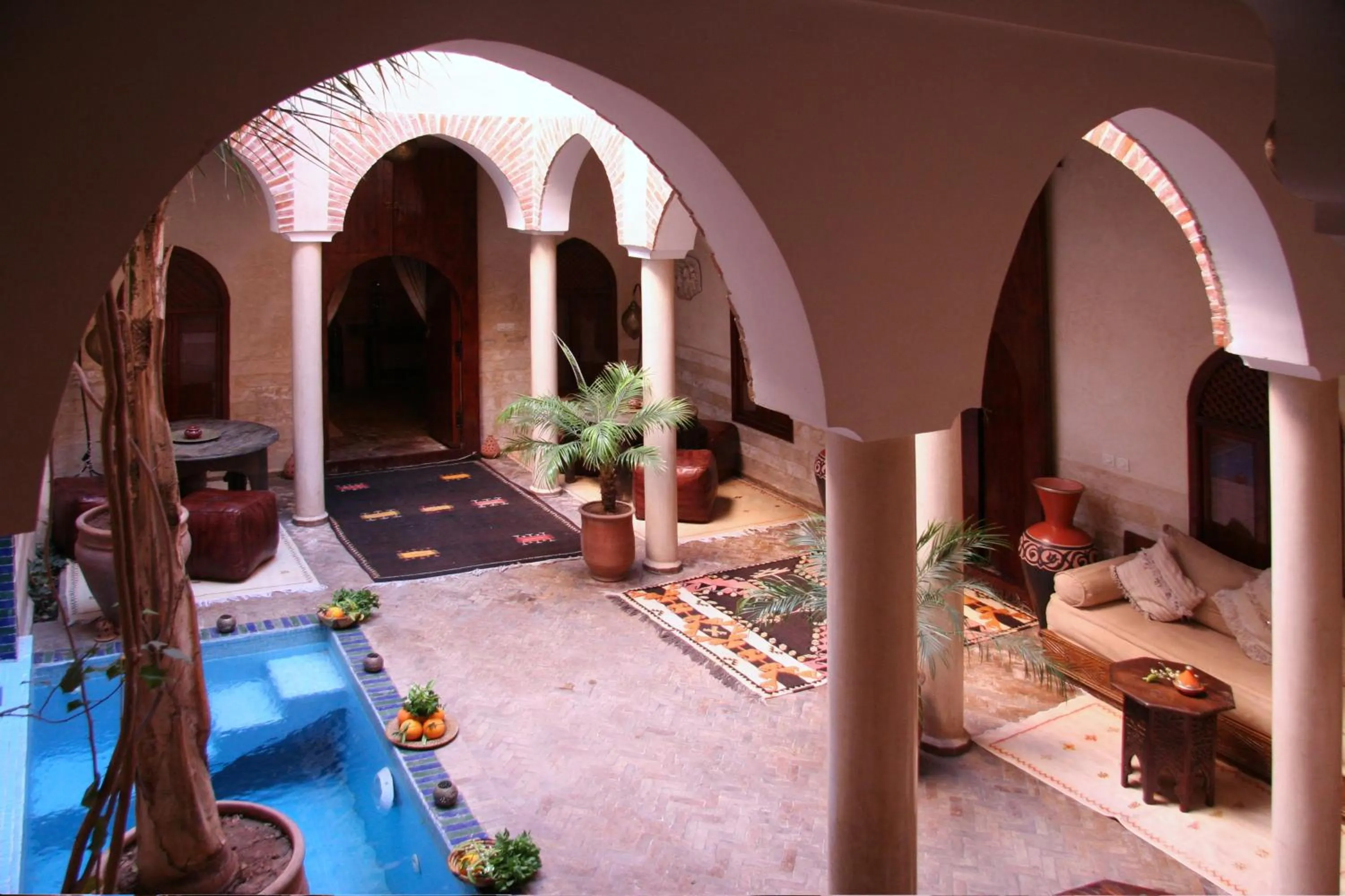 Pool view in Riad Zen House