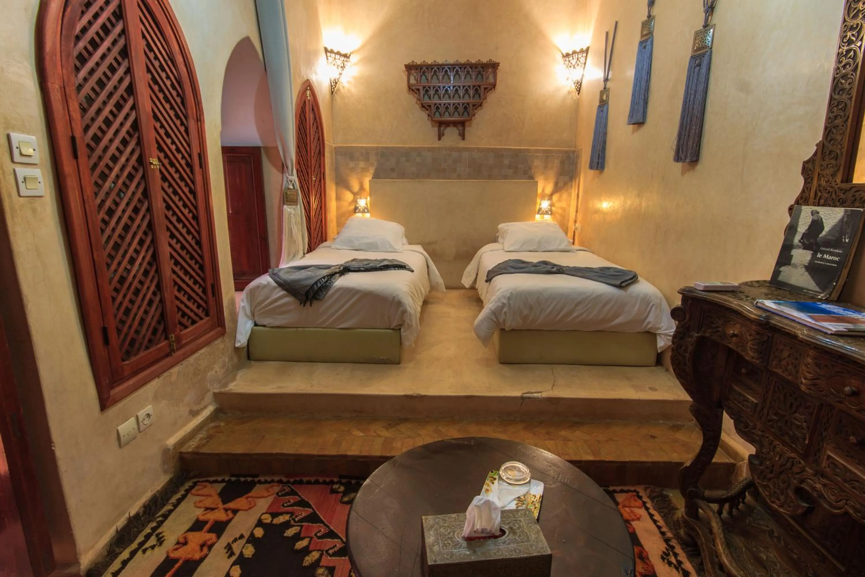 Bedroom, Bed in Riad Zen House