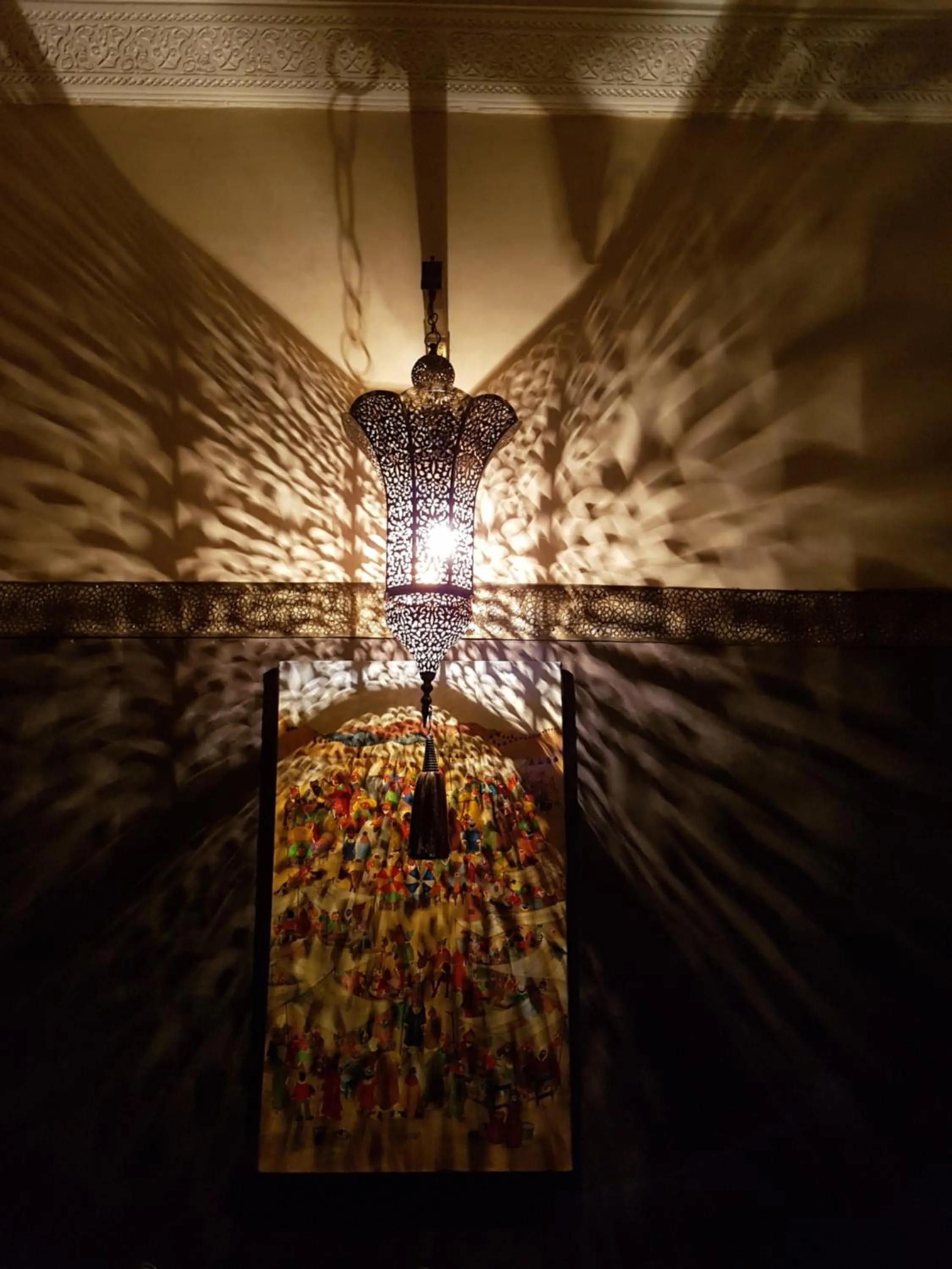 Communal lounge/ TV room in Riad Mur Akush