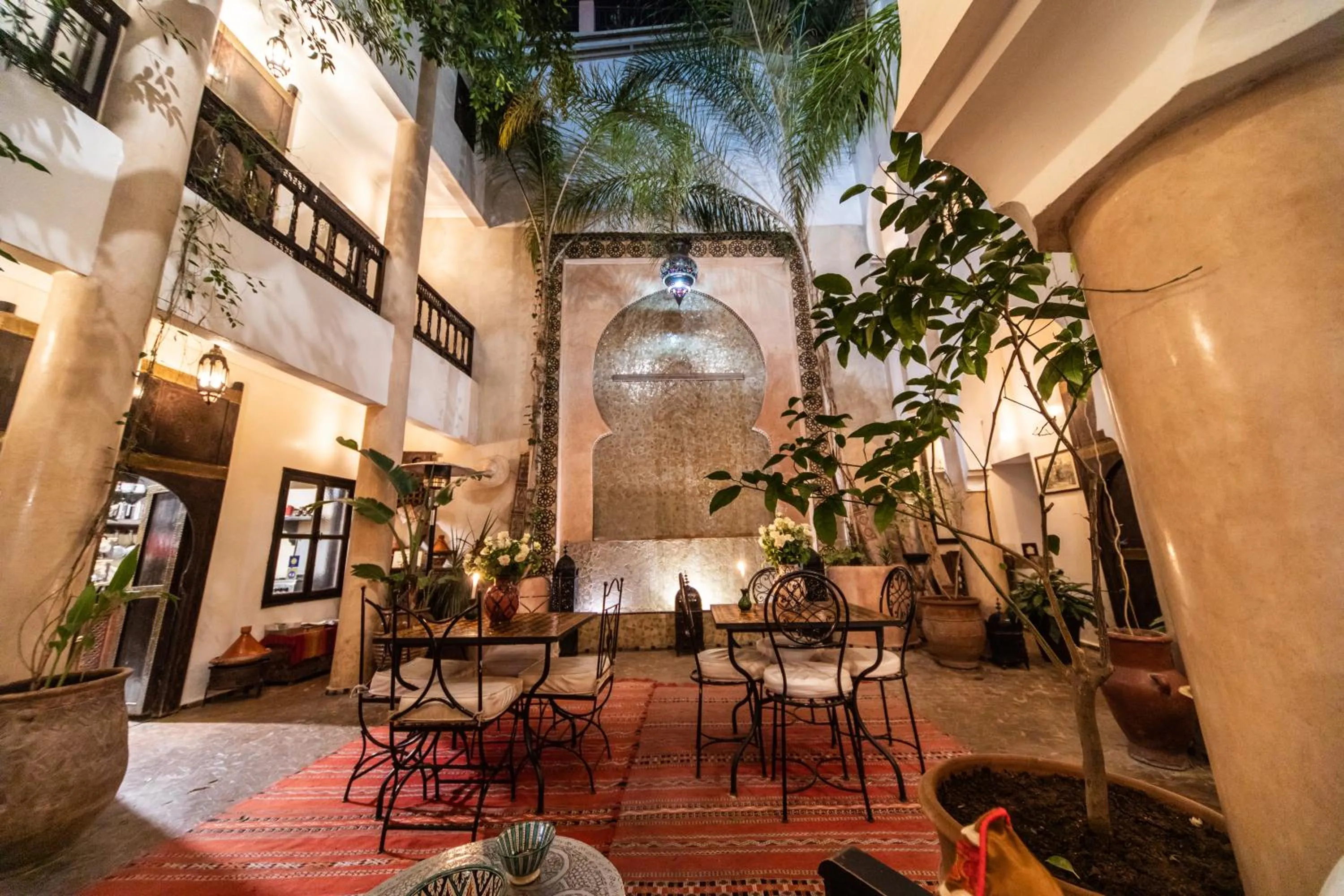 Patio in Riad Mur Akush