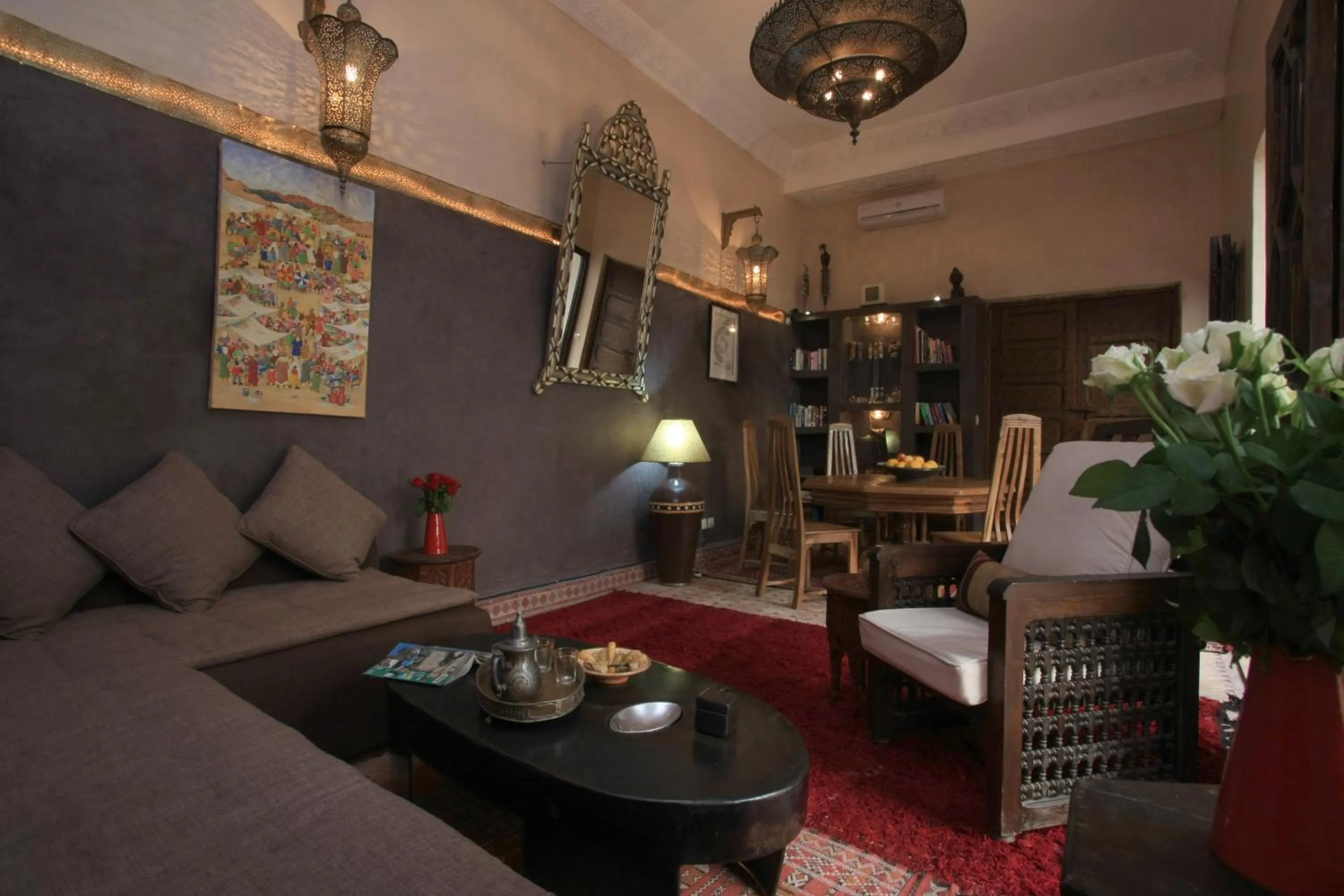 Living room in Riad Mur Akush
