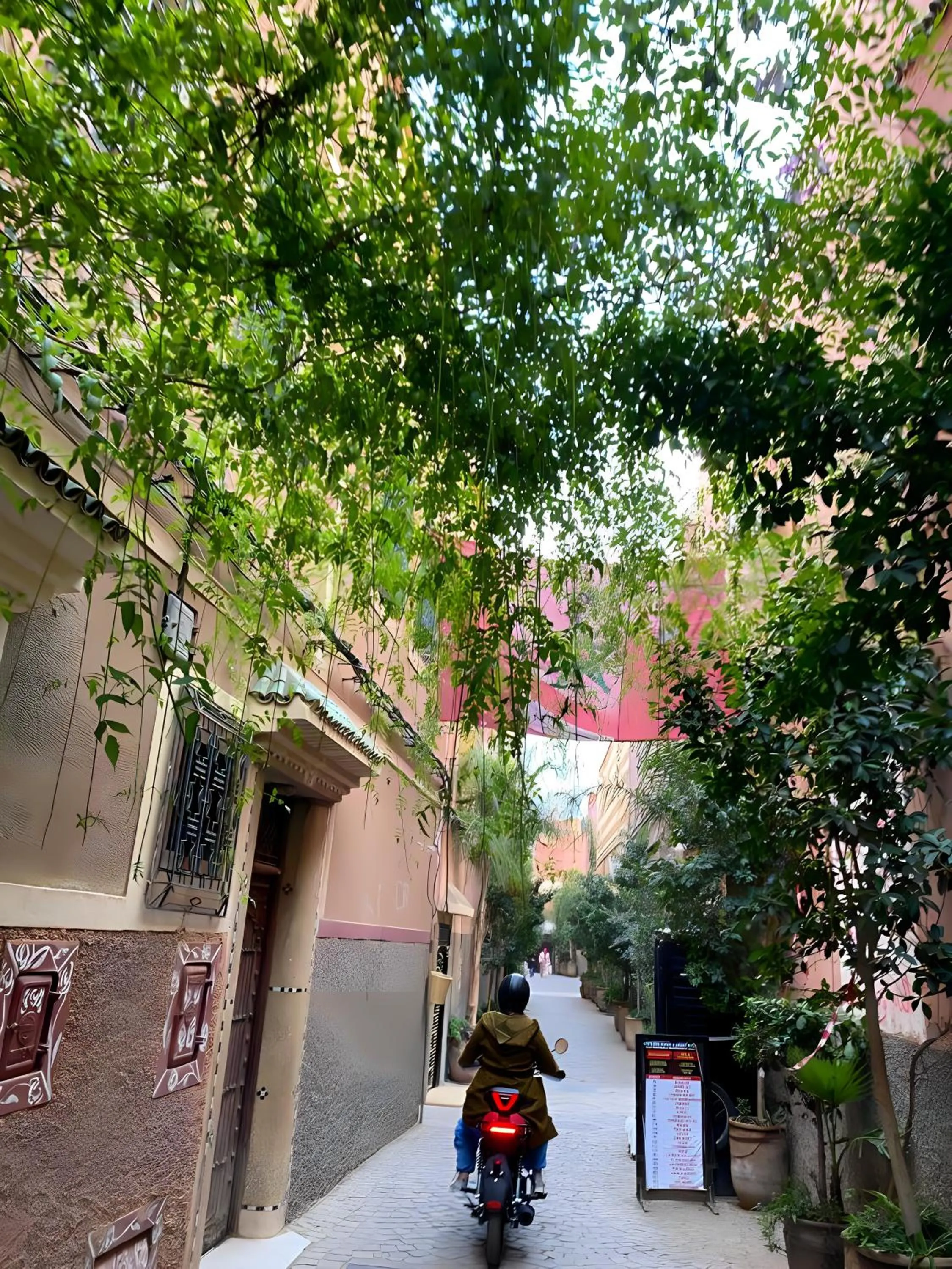 Quiet street view in Riad El Youssoufi