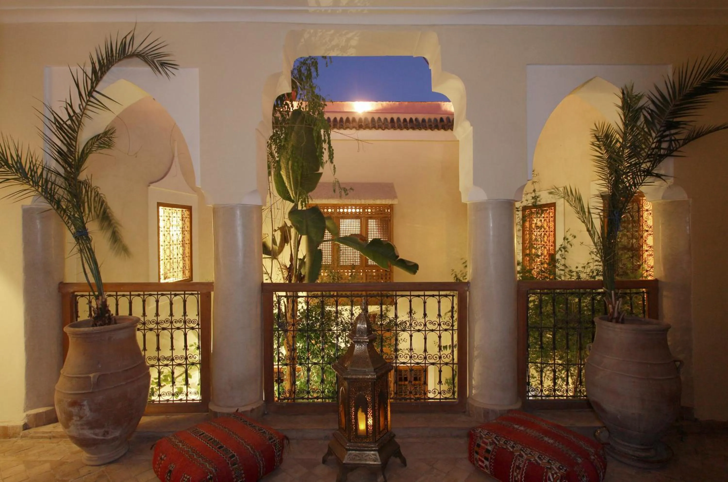 Seating area in Riad El Youssoufi