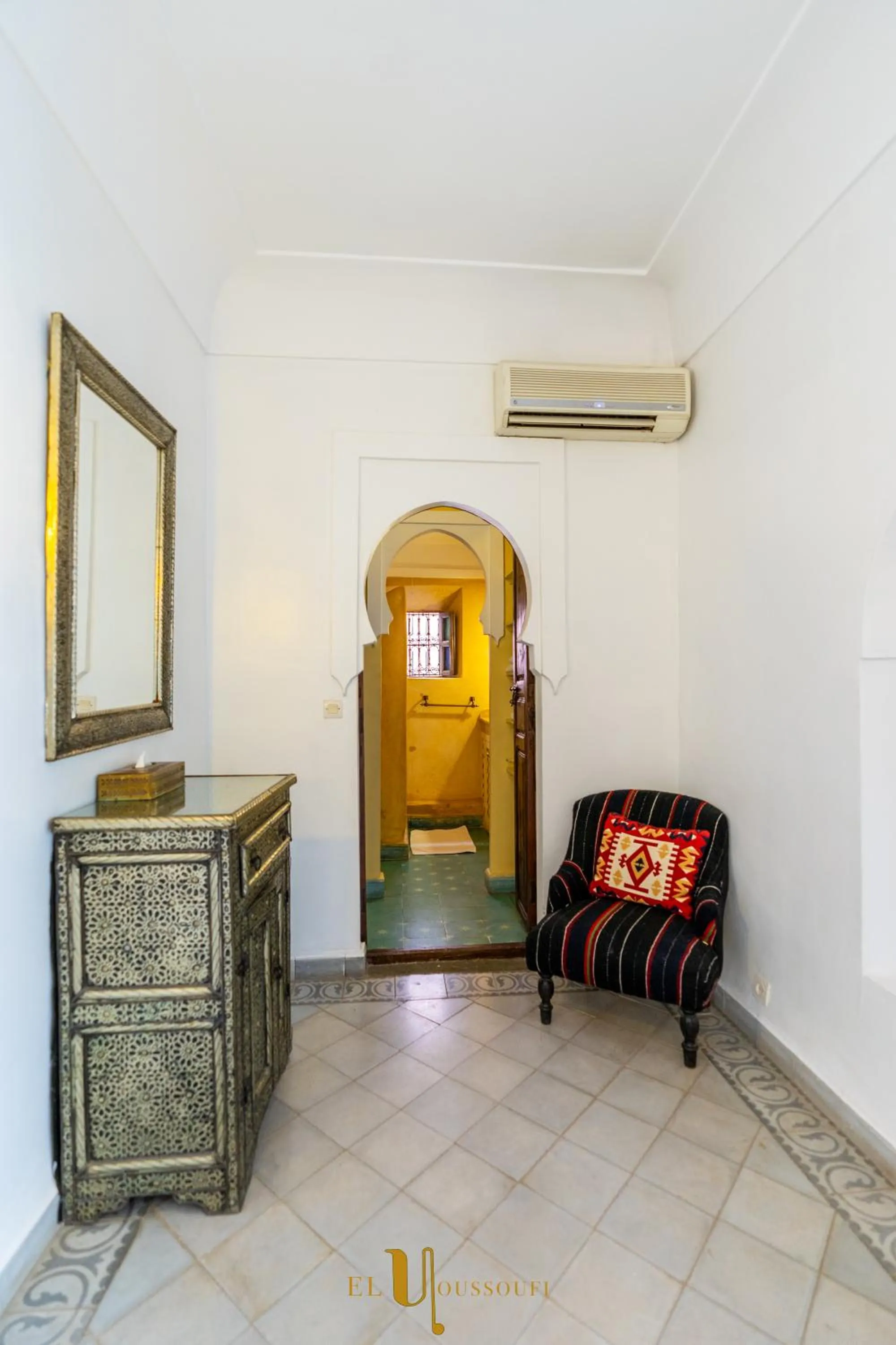 Seating area in Riad El Youssoufi