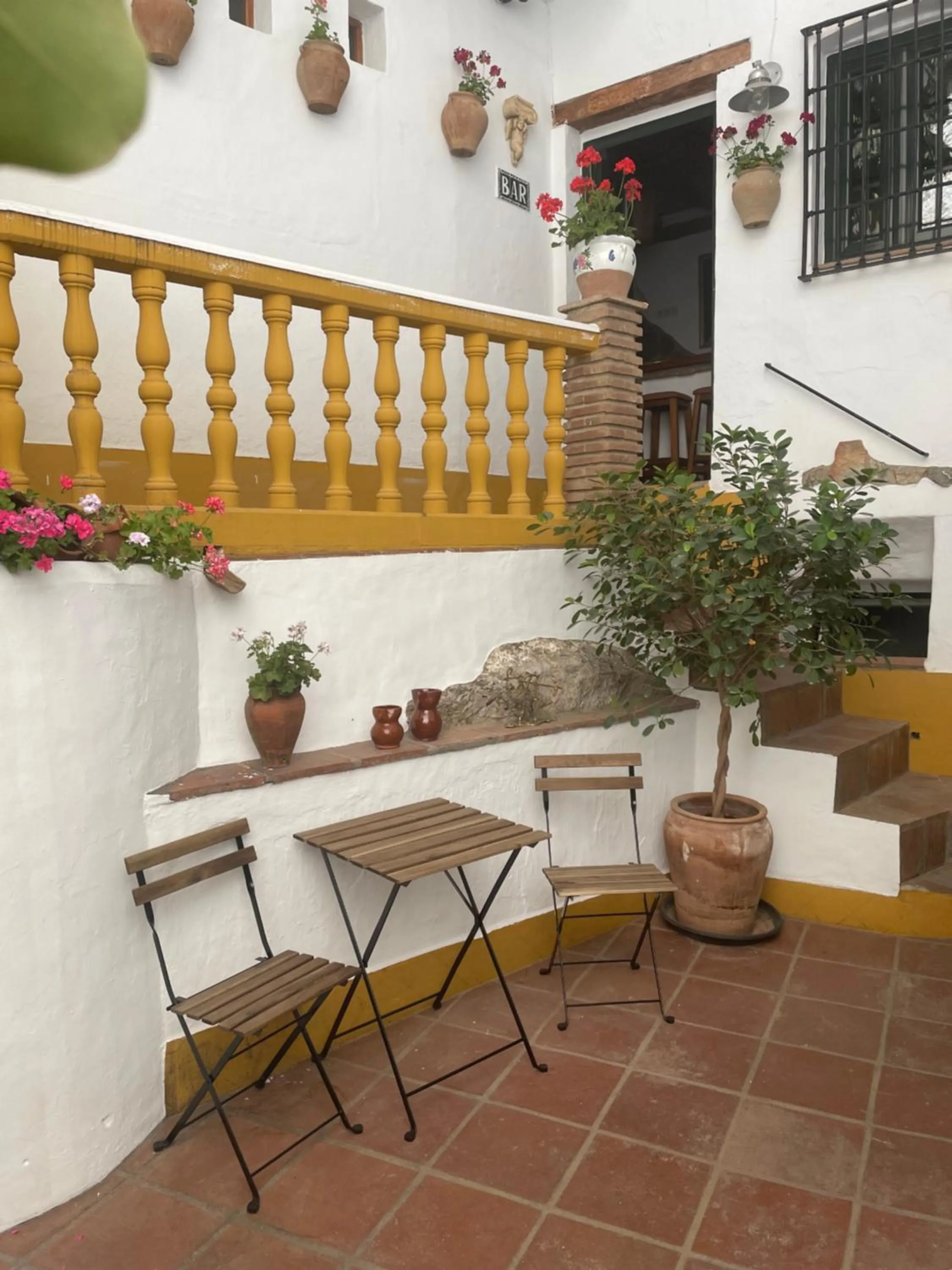 Patio in Mesón La Hospedería