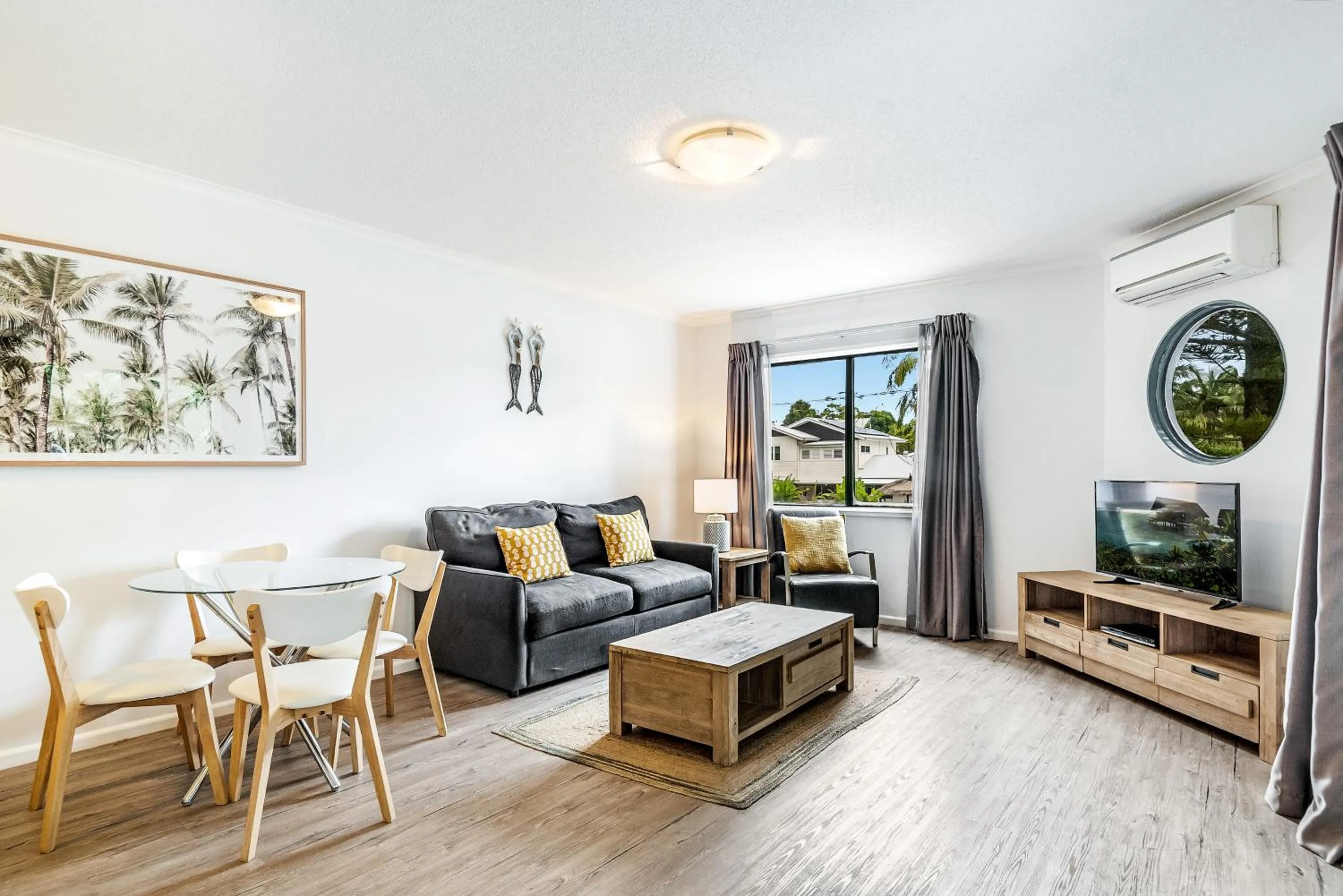 Living room in Beaches Apartments Byron Bay