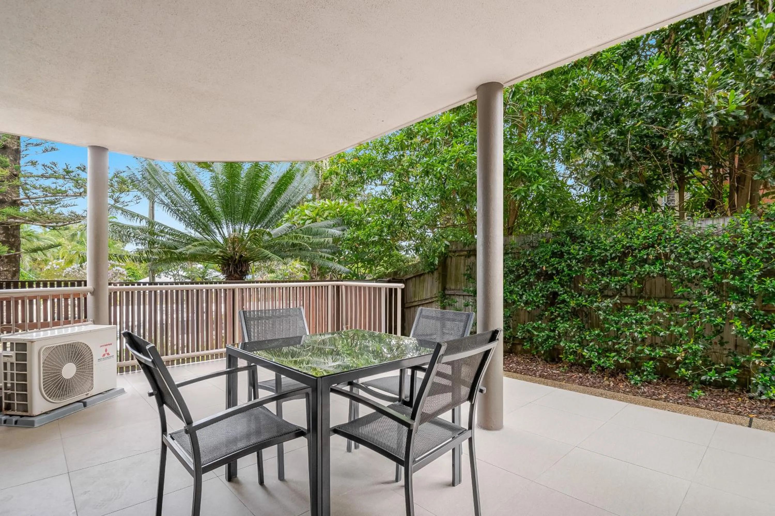 Patio in Beaches Apartments Byron Bay