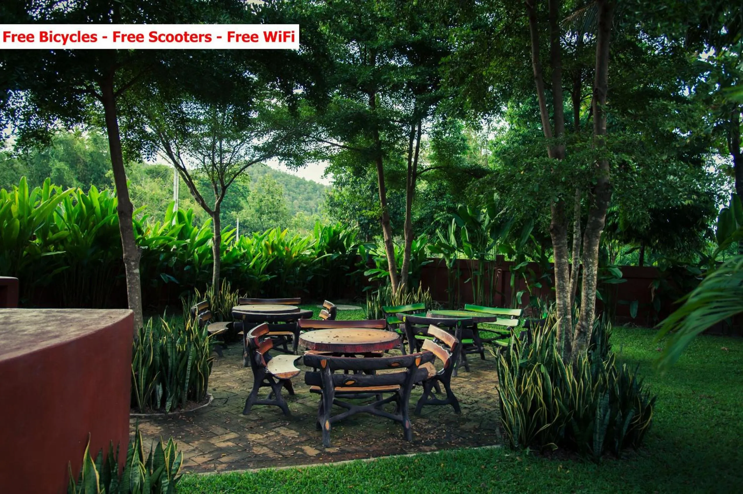 Garden in Baanpong Lodge