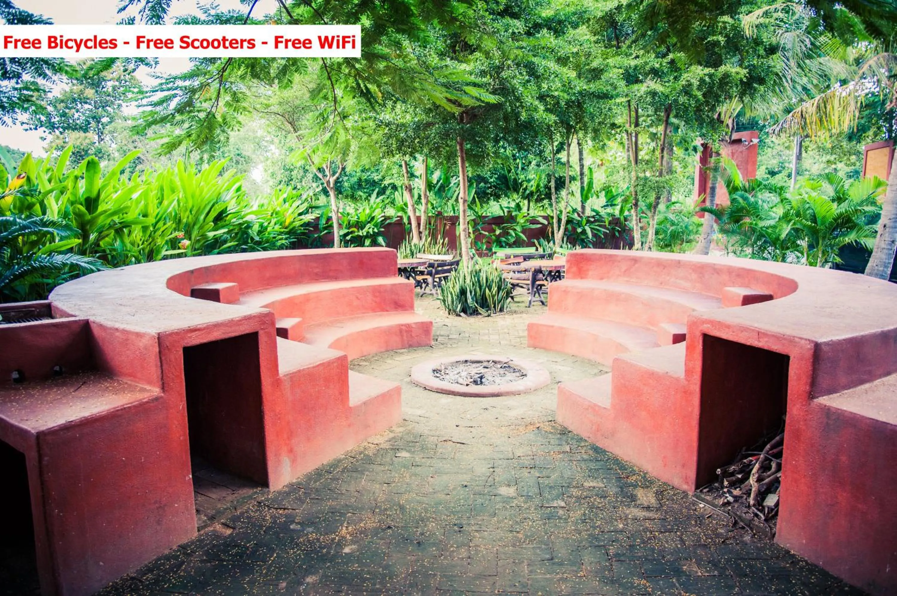 BBQ facilities in Baanpong Lodge