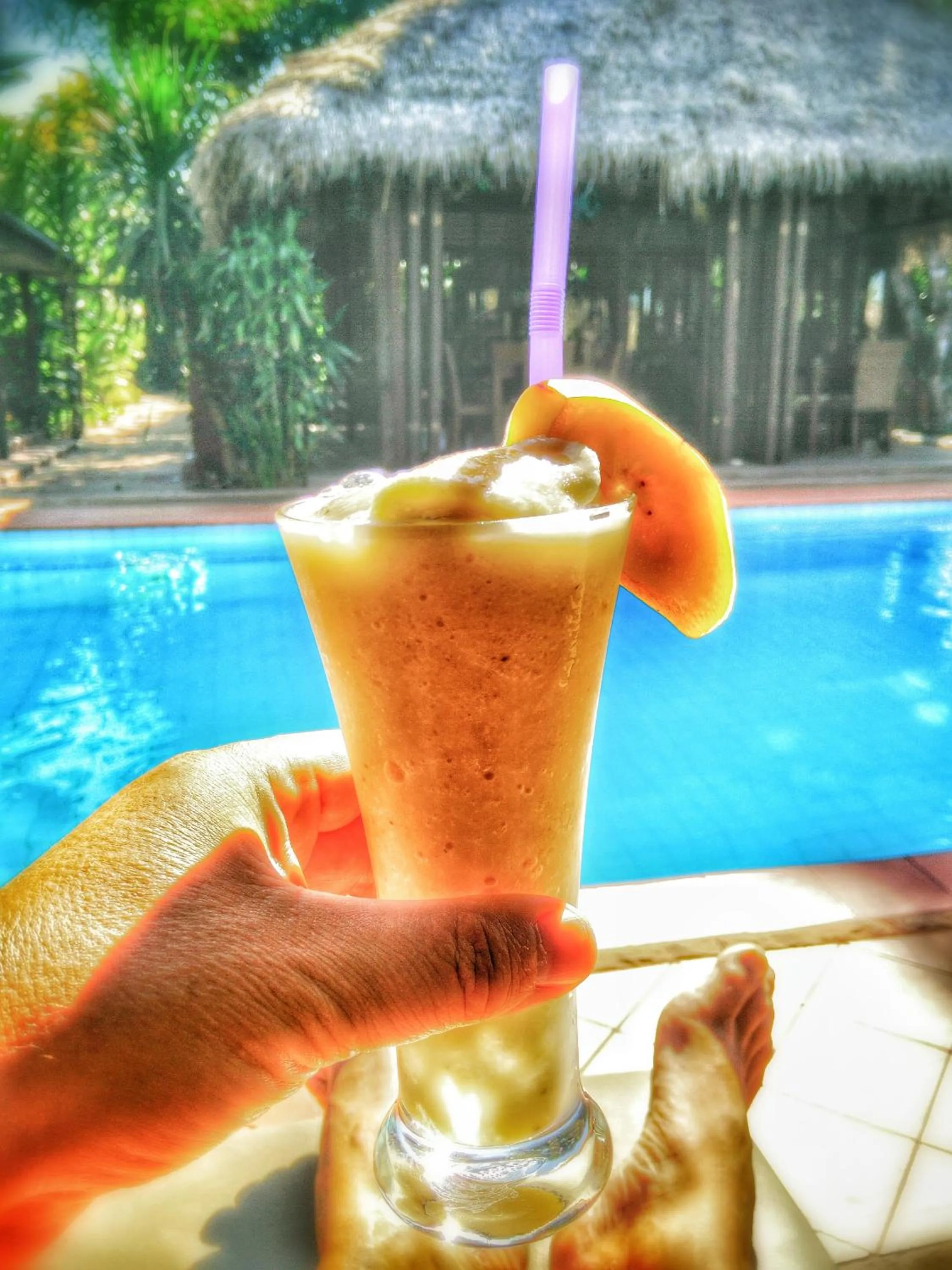 Swimming pool in Baanpong Lodge
