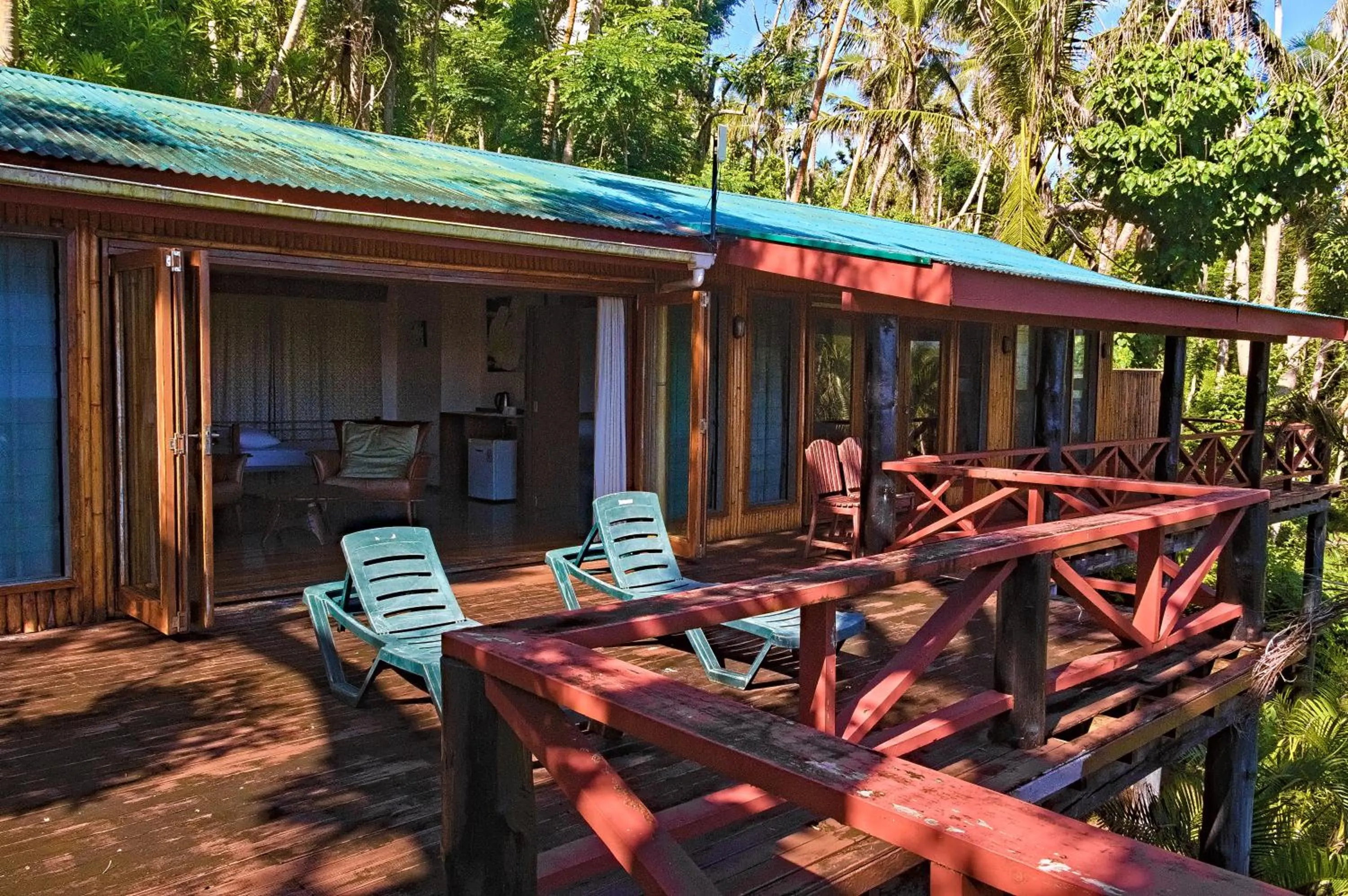 Balcony/Terrace in Maravu Taveuni Lodge