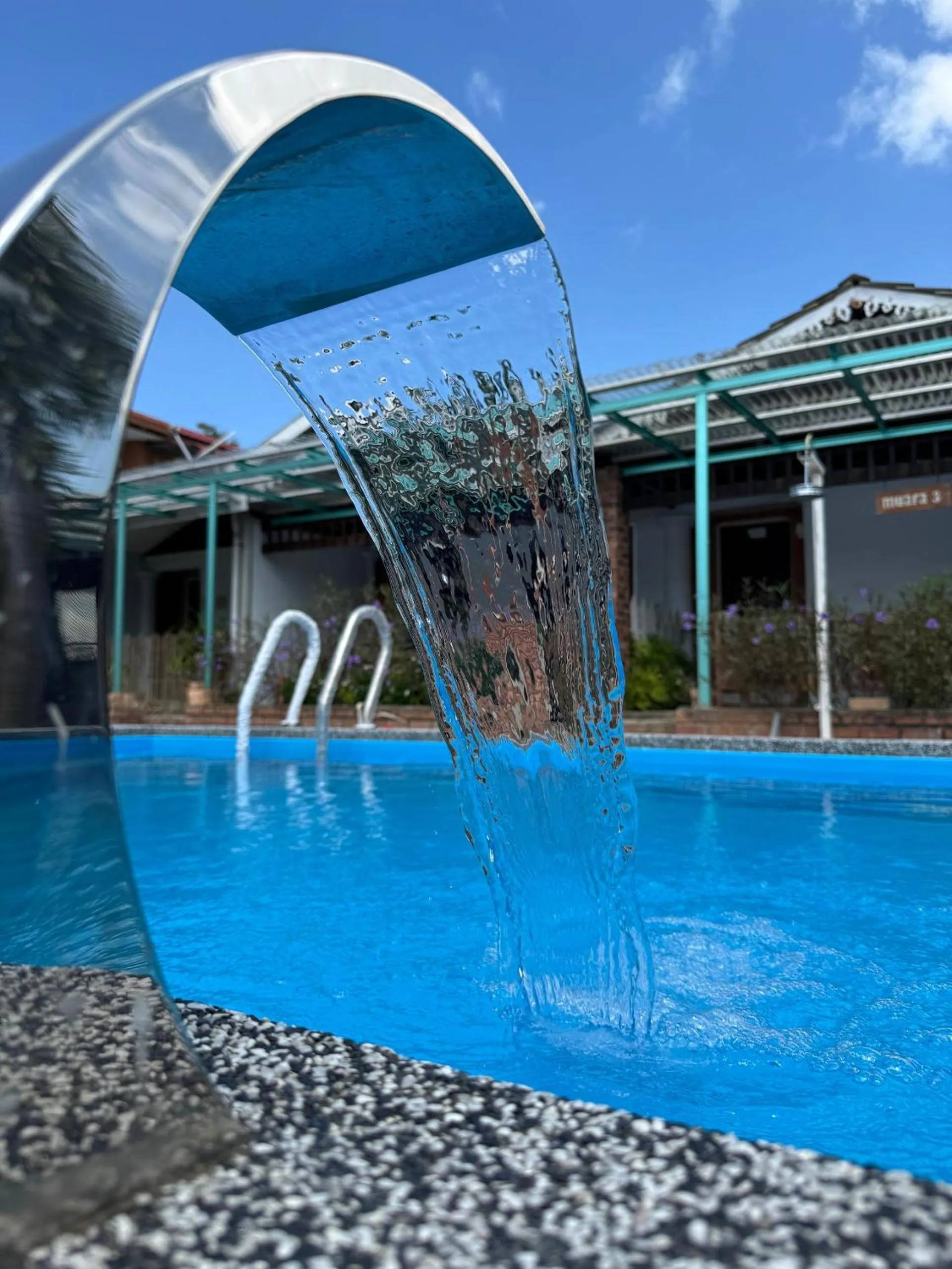 Swimming pool in Pondok Muara Chalet