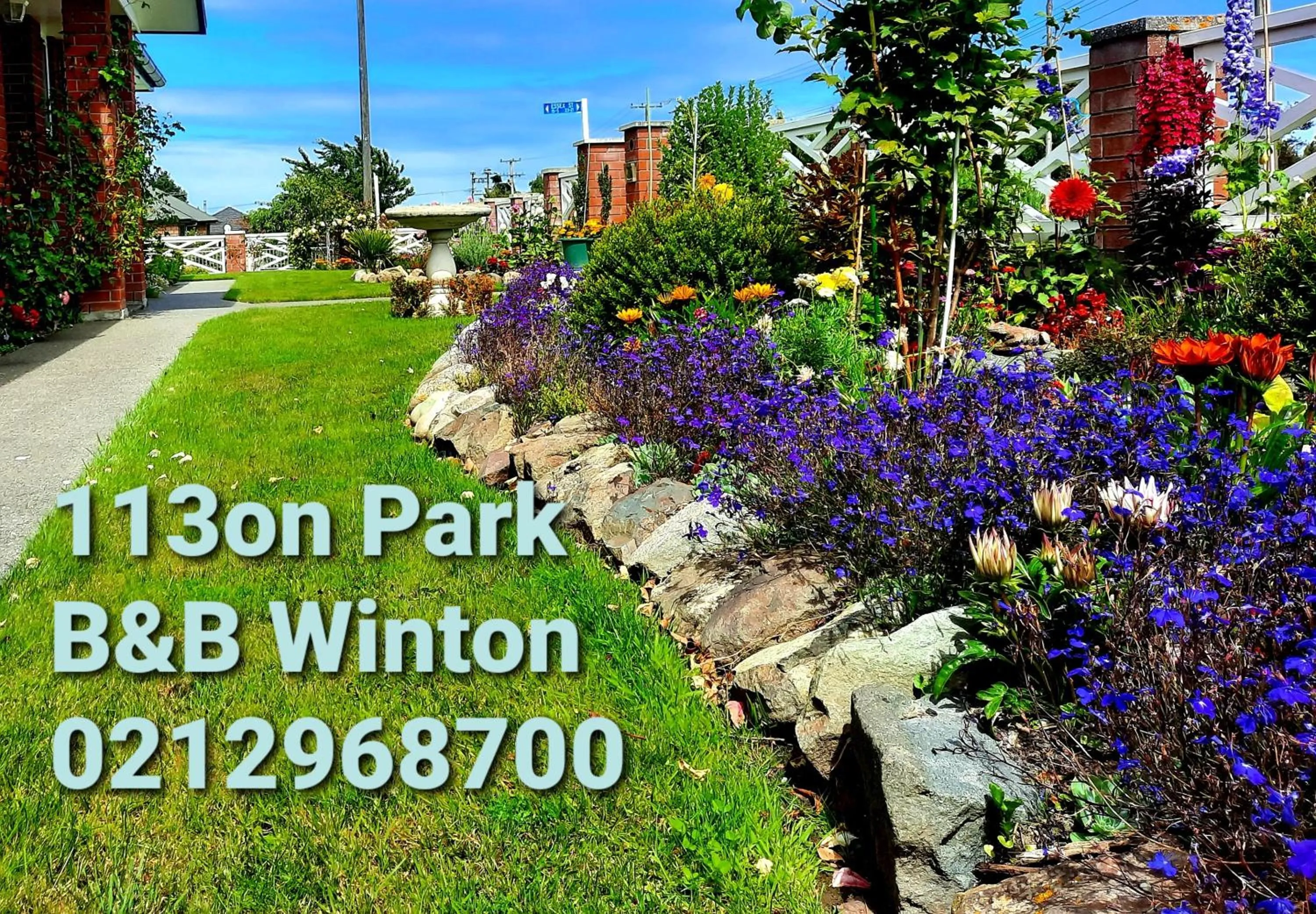 Garden view in 113 On Park