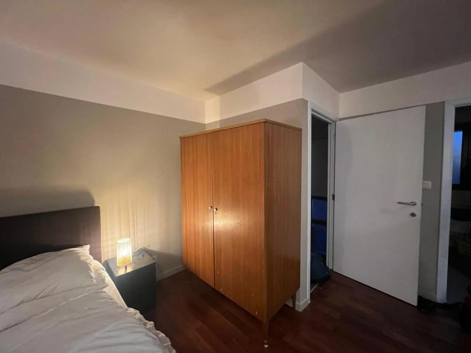 Bed in Because the Night city lodge