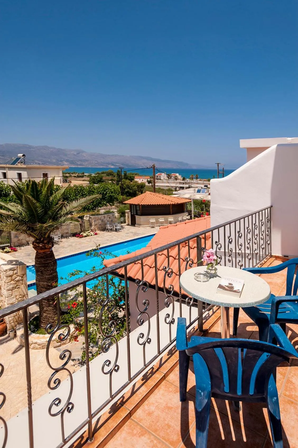 Pool view in Adelais Hotel