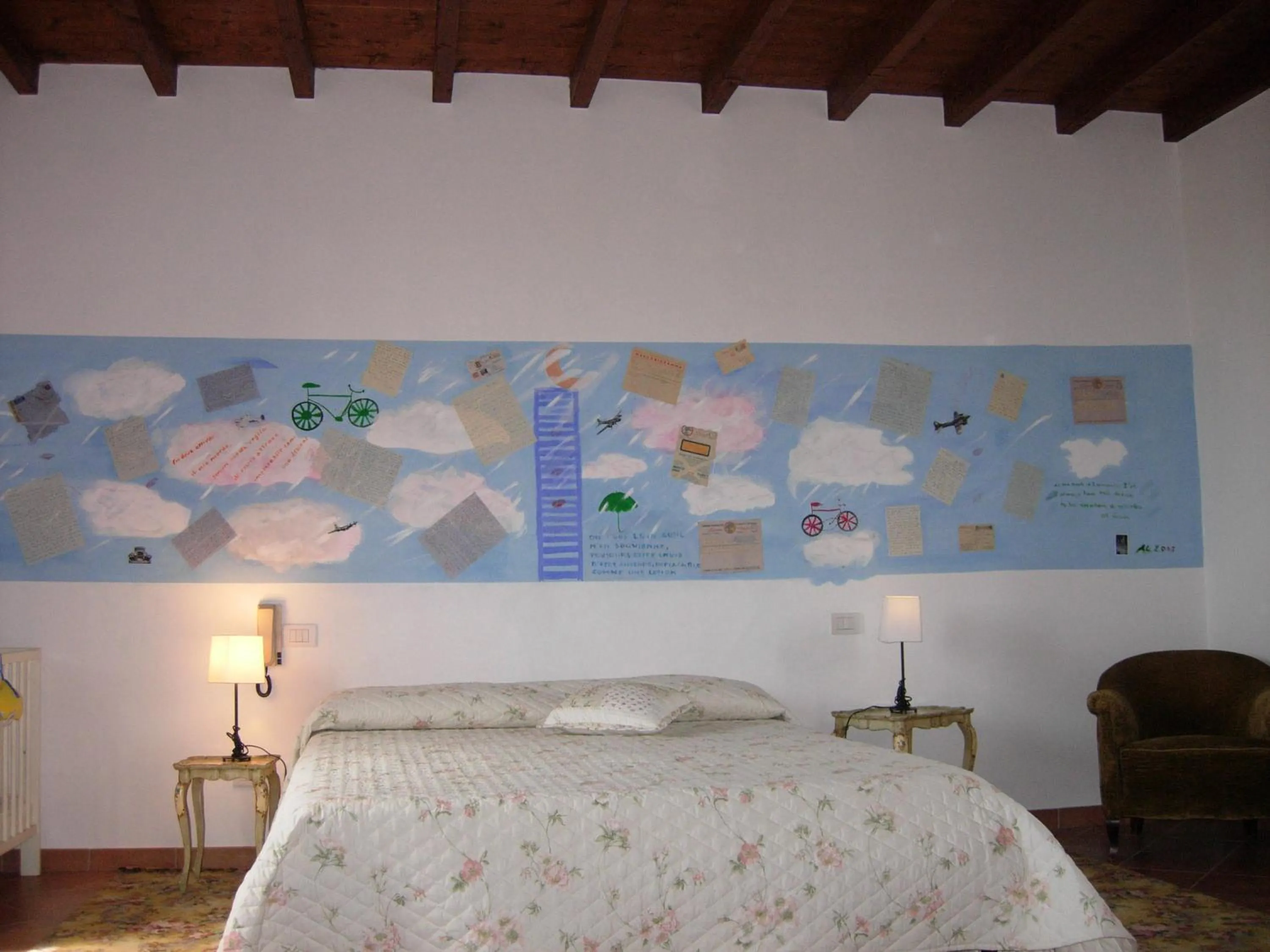 Bedroom, Bed in B&B Il Pioppo E La Fonte