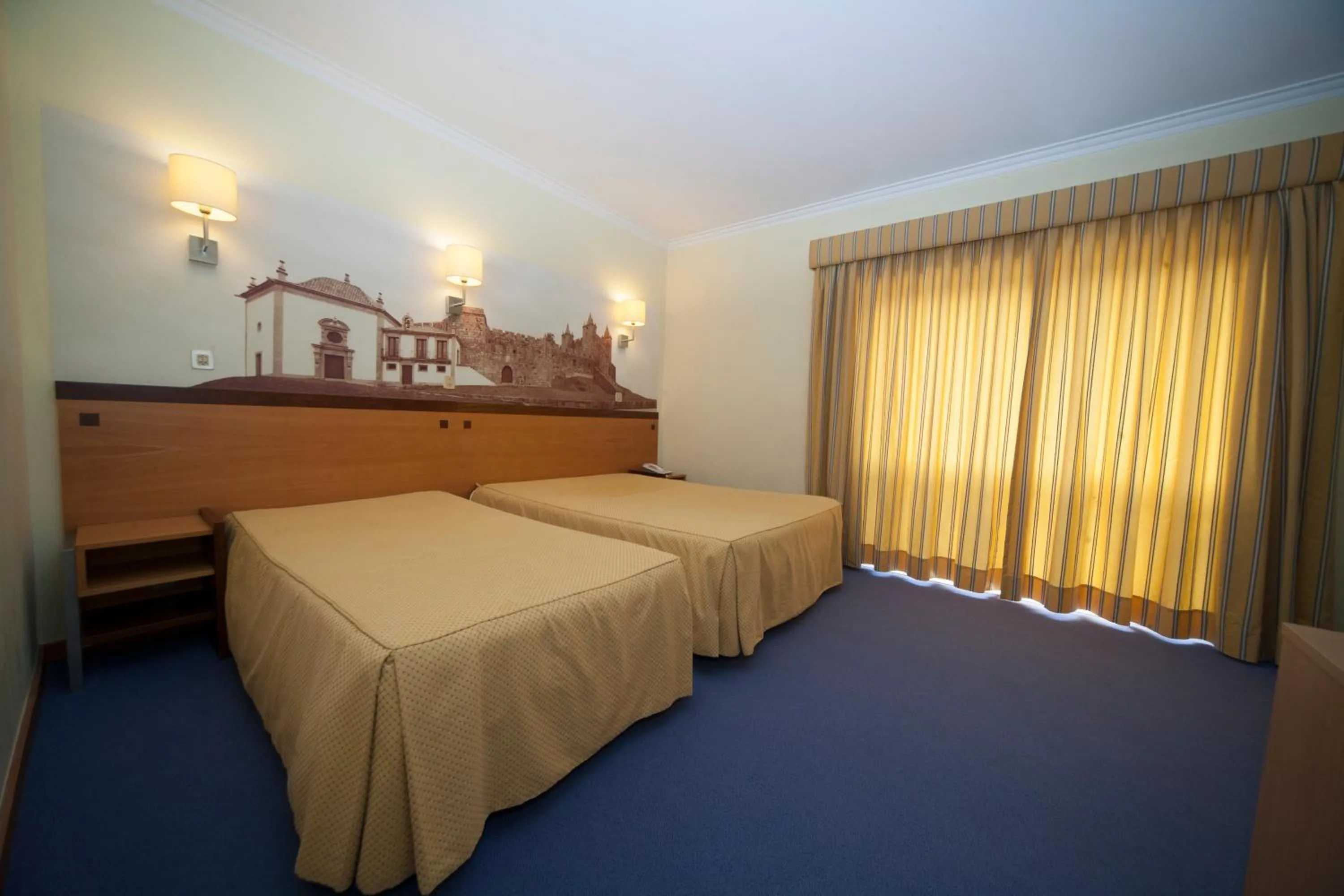 Bedroom, Bed in Hotel Feira Pedra Bela