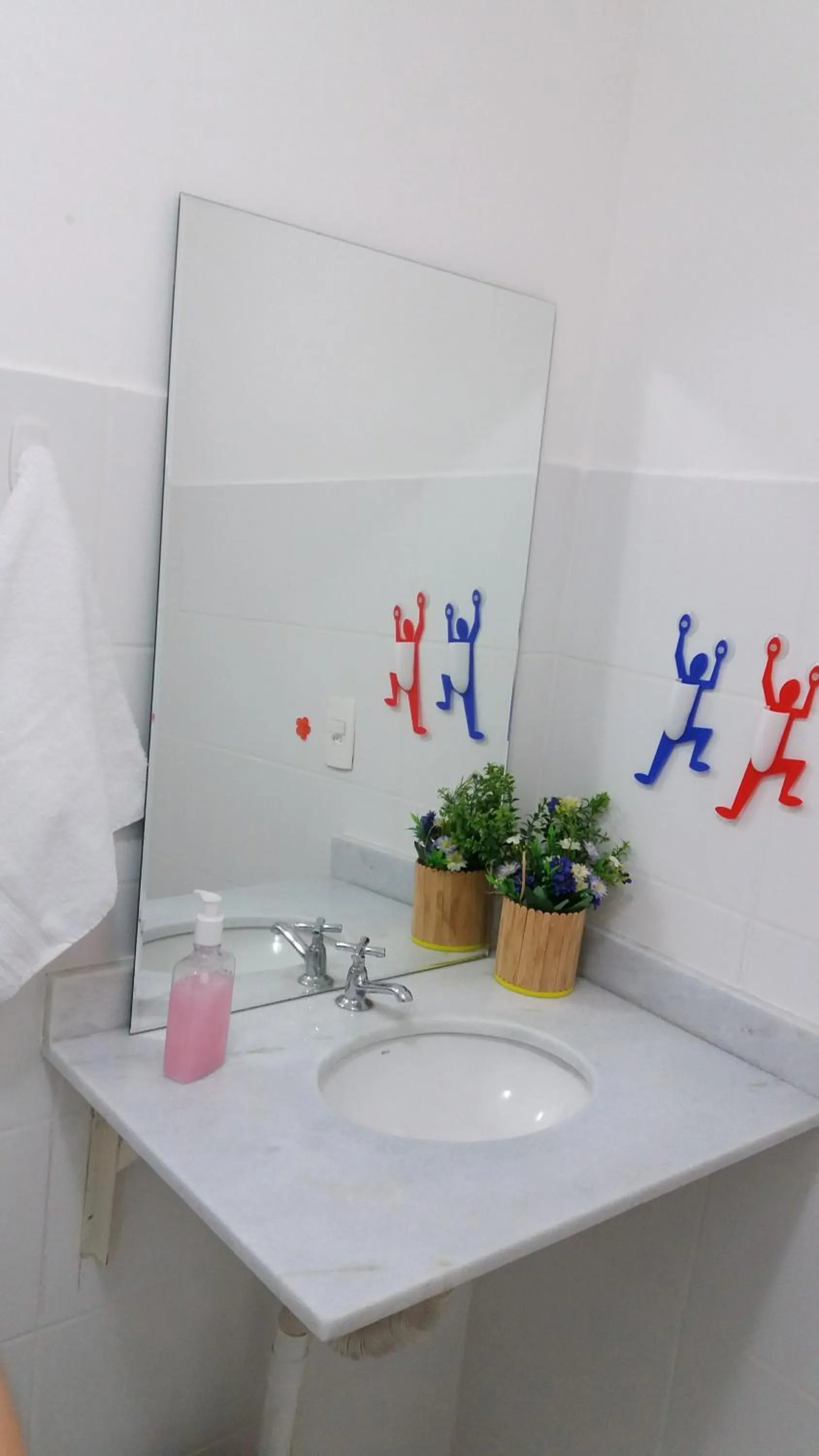 Bathroom in Ap 2 suítes perto Projac Riocentro Parque Olímpico Rock in Rio