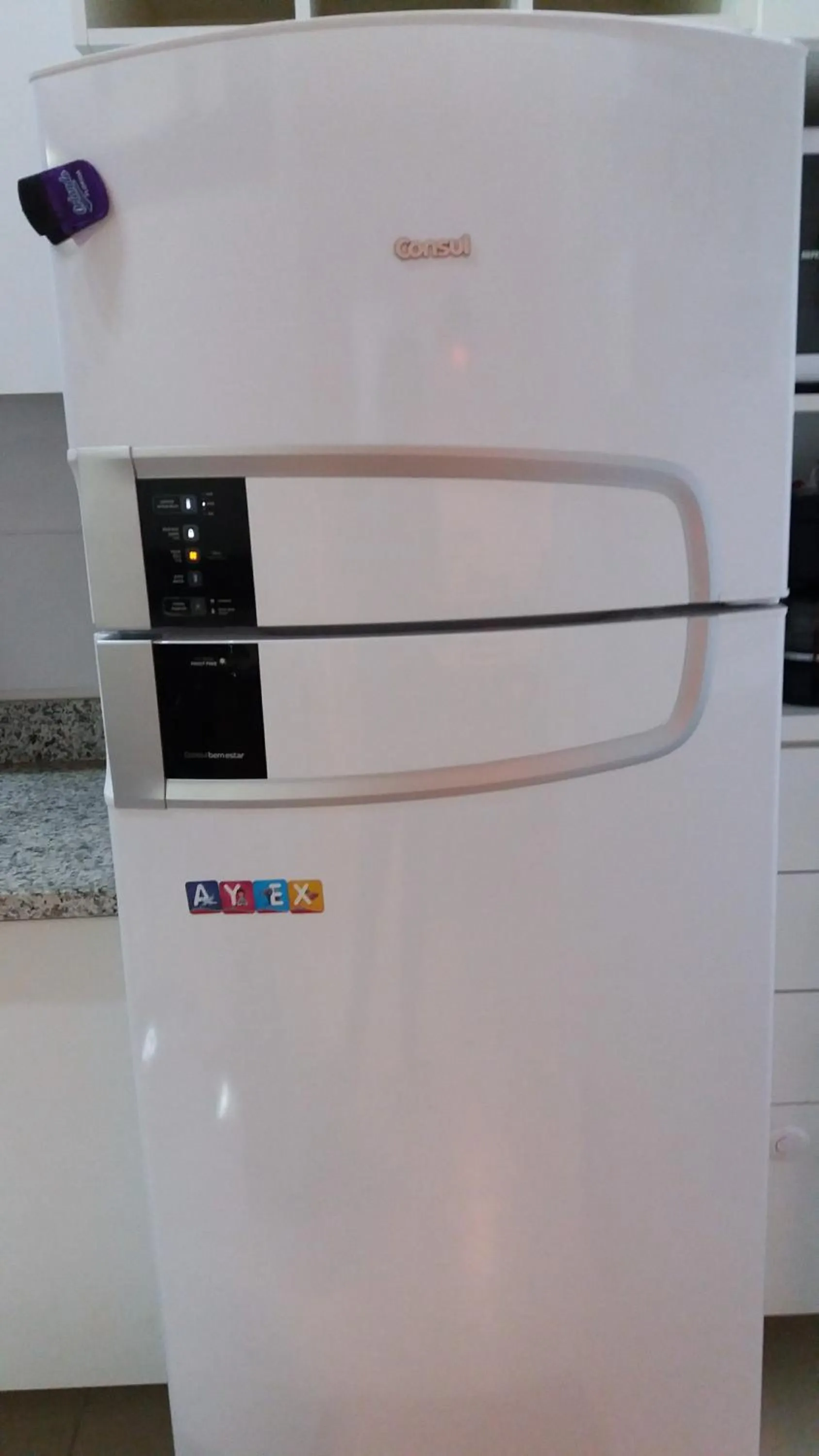 Kitchen or kitchenette in Ap 2 suítes perto Projac Riocentro Parque Olímpico Rock in Rio