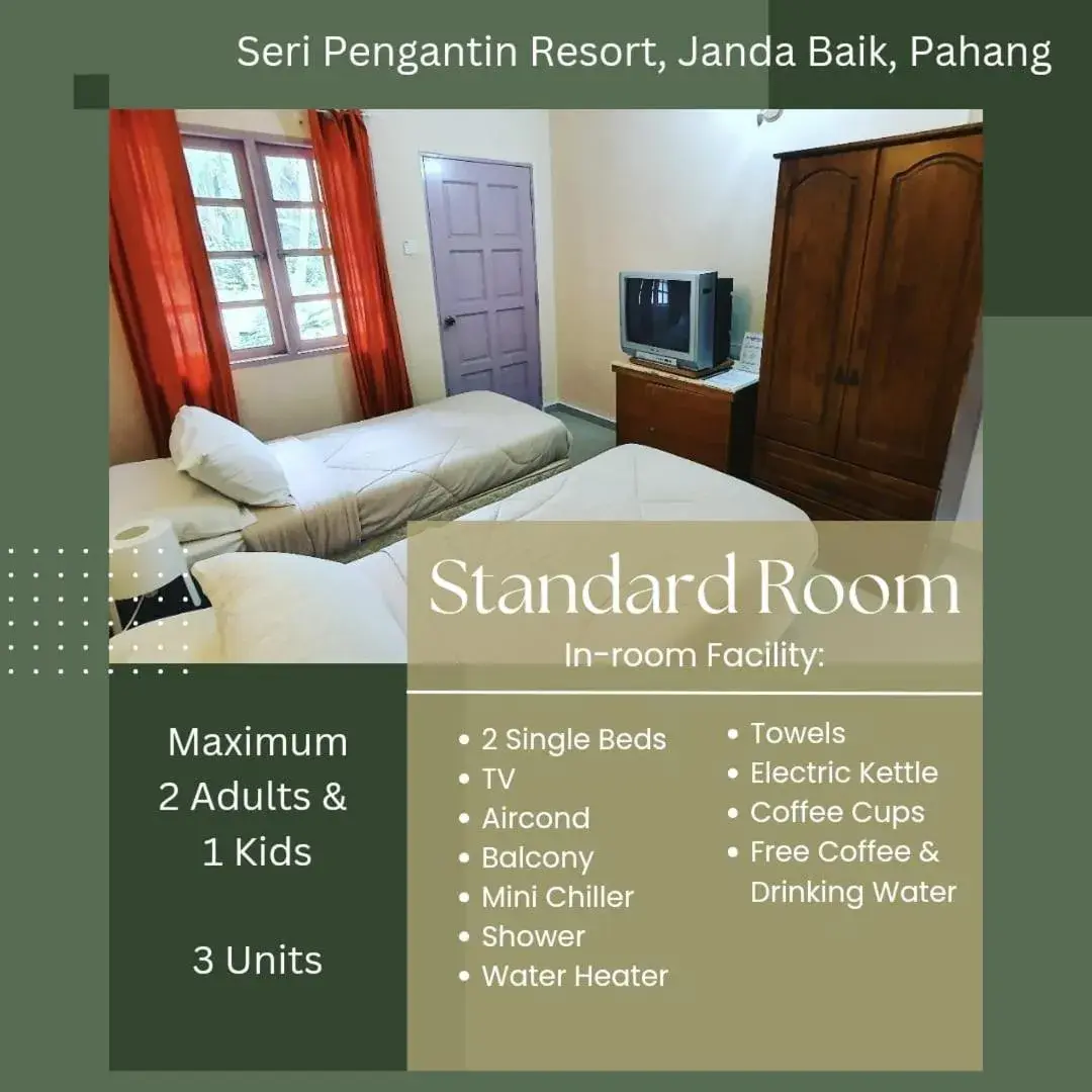 Standard Twin Room in Seri Pengantin Resort Standard Twin Room in Seri Pengantin Resort