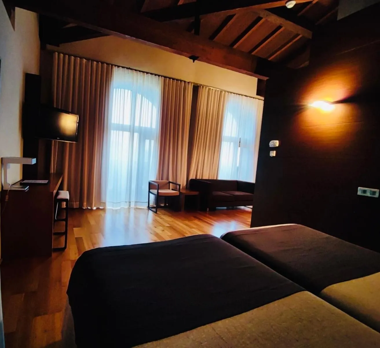 Bedroom, Bed in Hospedería Conventual Sierra de Gata