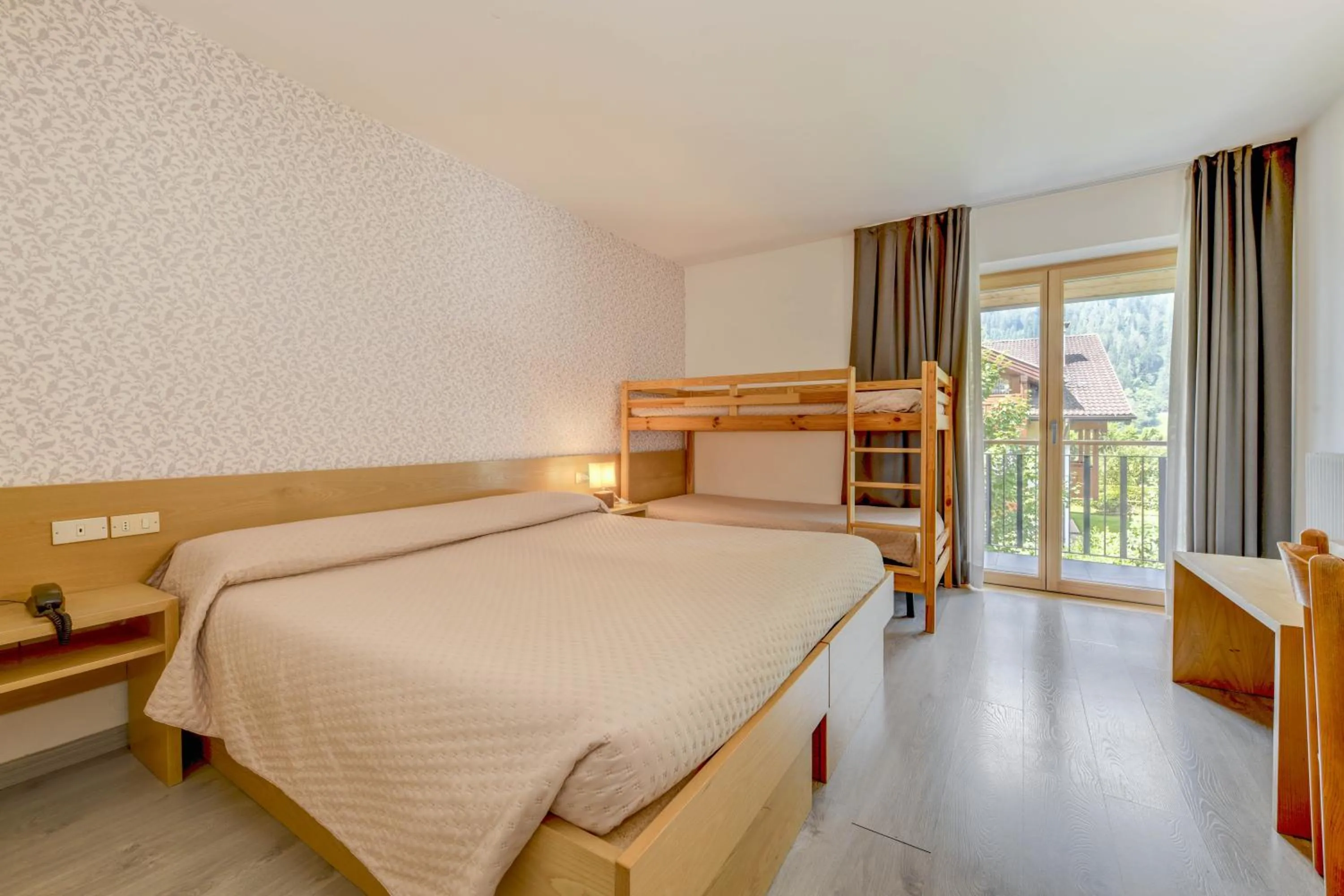 Bed in Bepy Hotel Garni