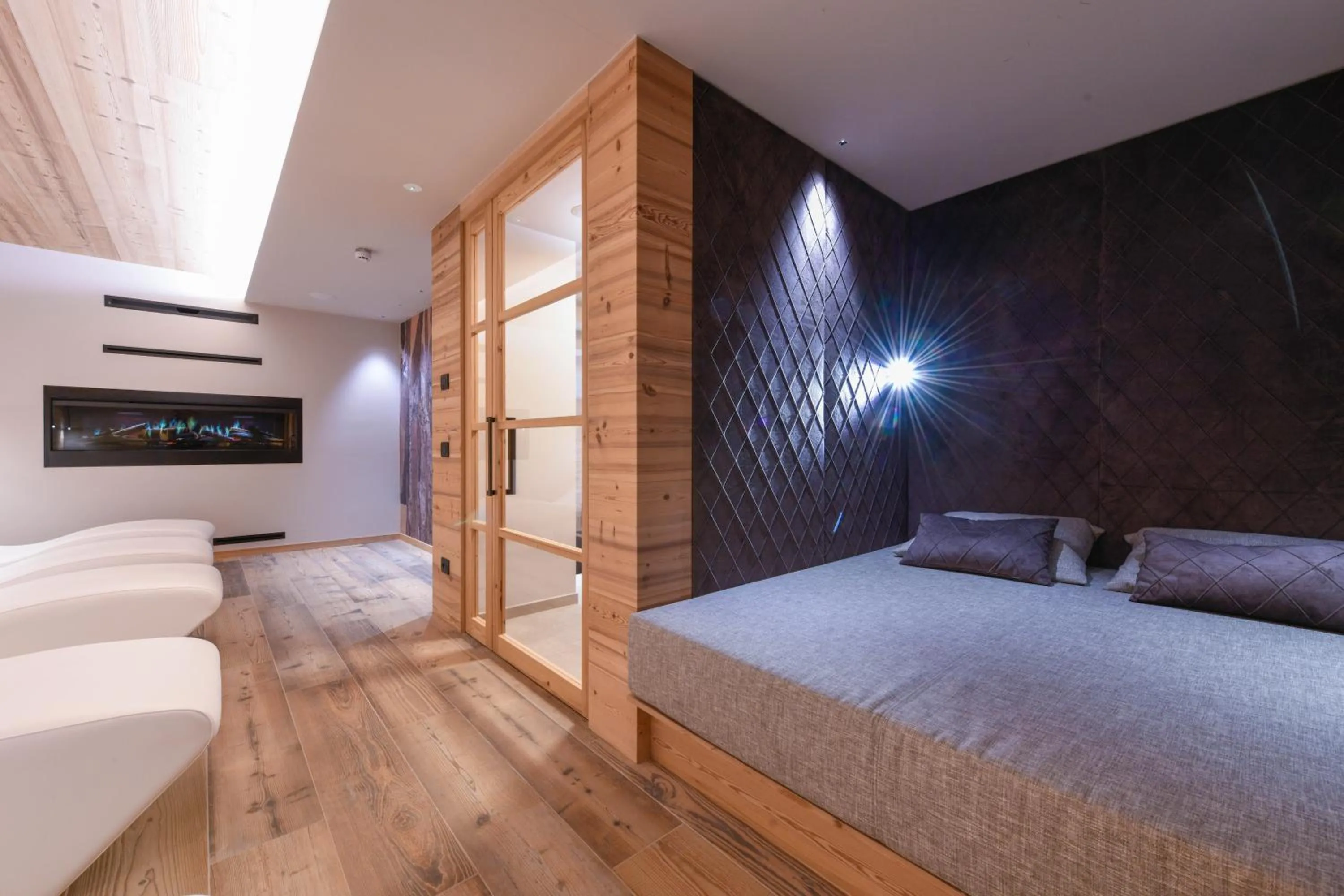 Sauna, Bed in Bepy Hotel Garni