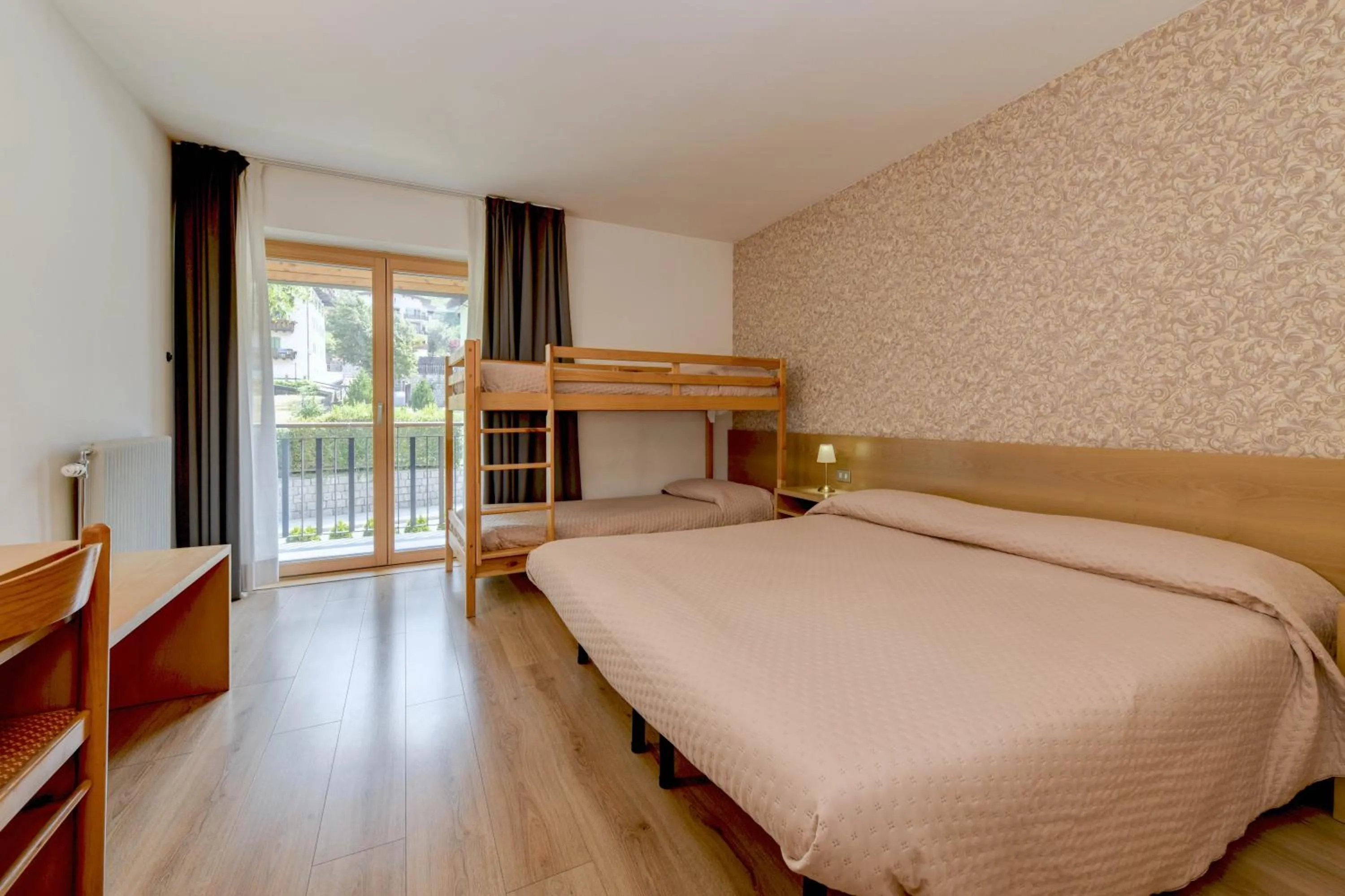 Bed in Bepy Hotel Garni