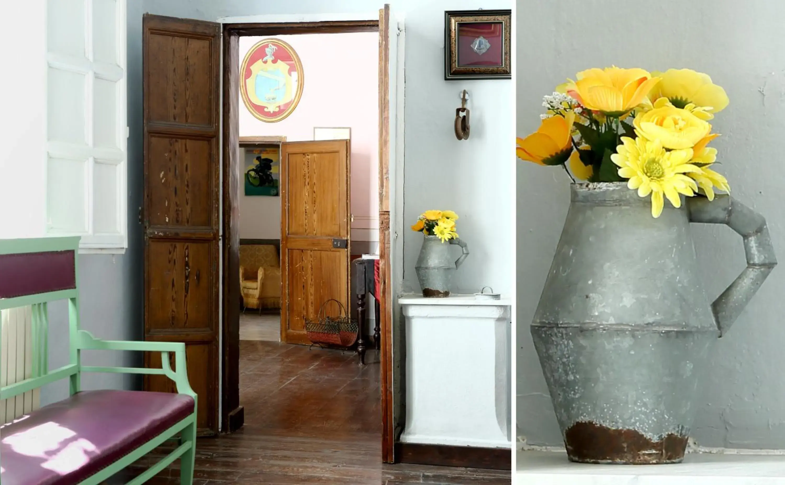 Double Room with Private External Bathroom in B&B Dimora Muzio and Restaurant Double Room with Private External Bathroom in B&B Dimora Muzio and Restaurant