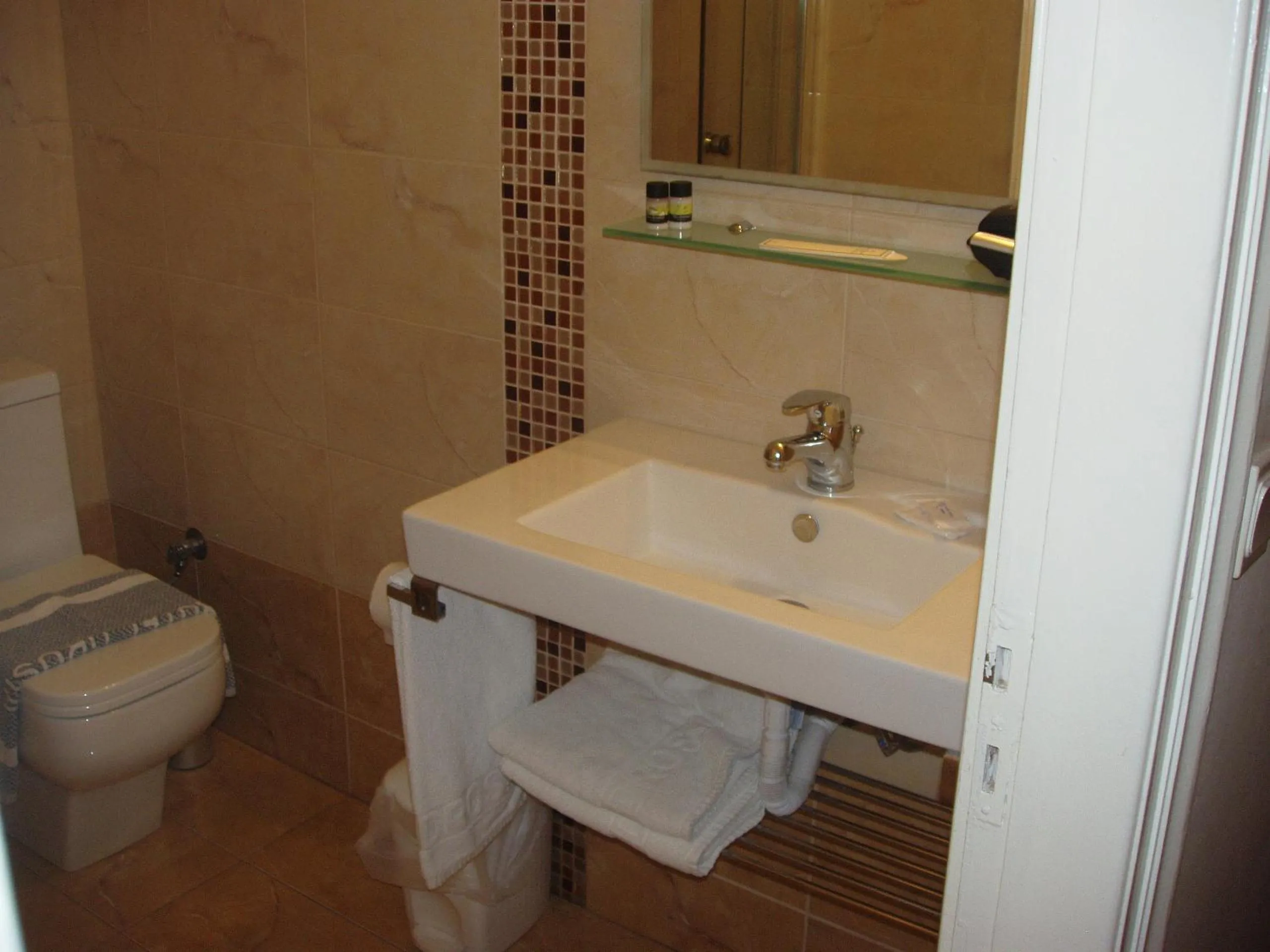 Toilet in Hotel Drosia