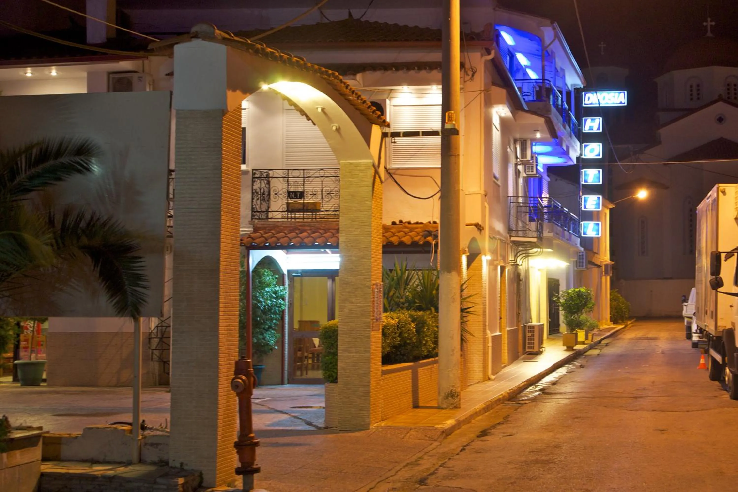 Property logo or sign in Hotel Drosia