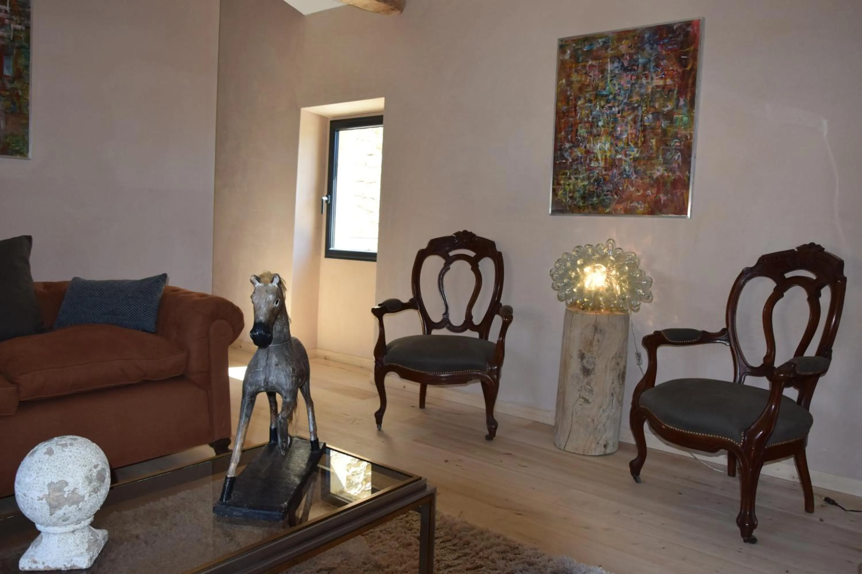 Living room in L'Intemporelle B&B