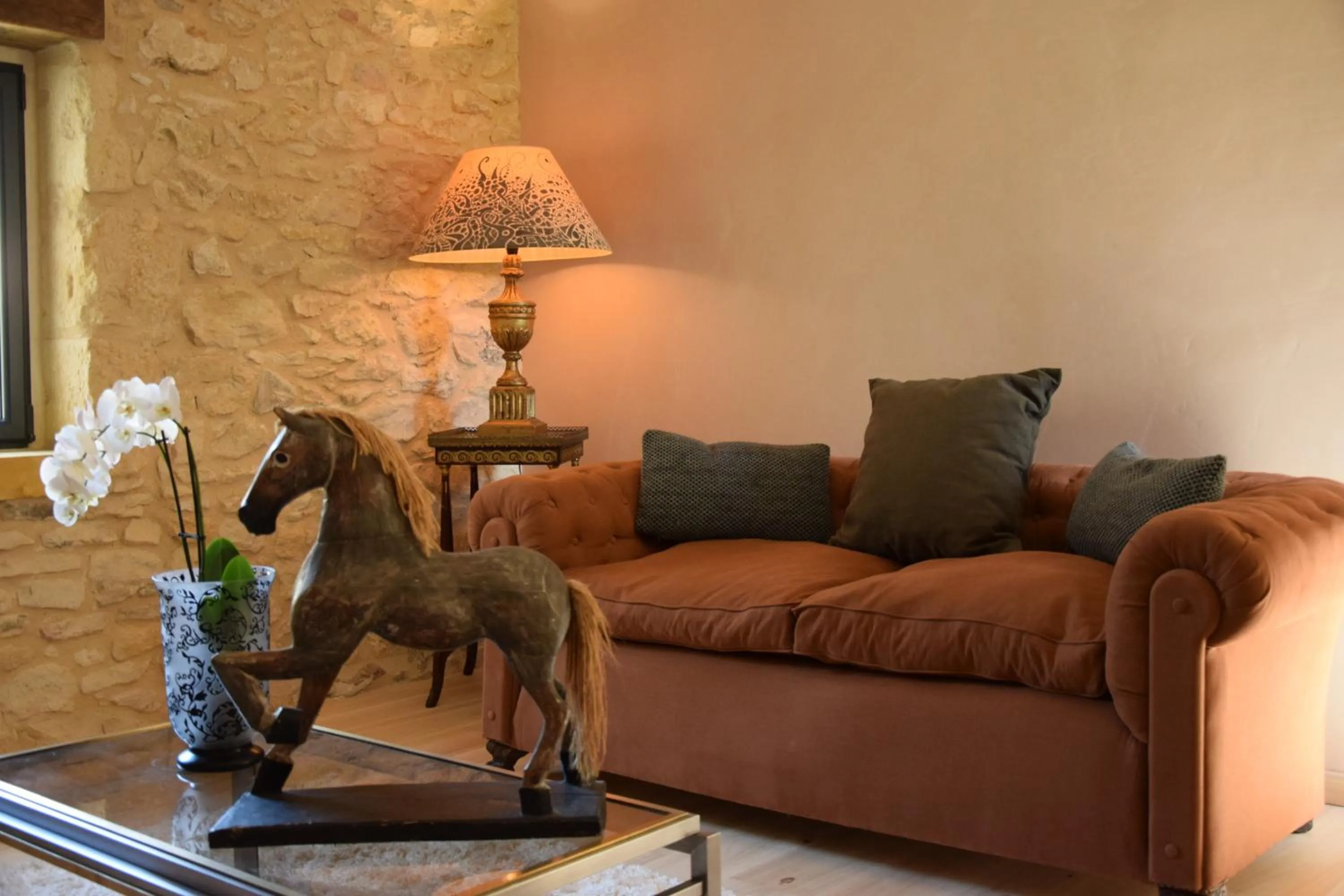 Living room in L'Intemporelle B&B