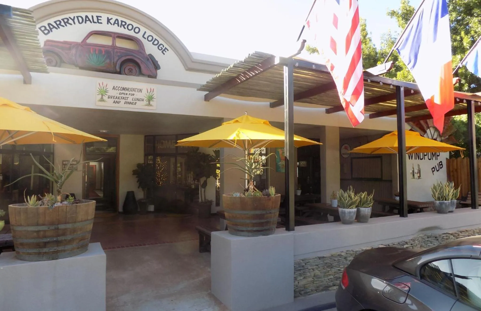 Balcony/Terrace in Barrydale Karoo - BOUTIQUE HOTEL