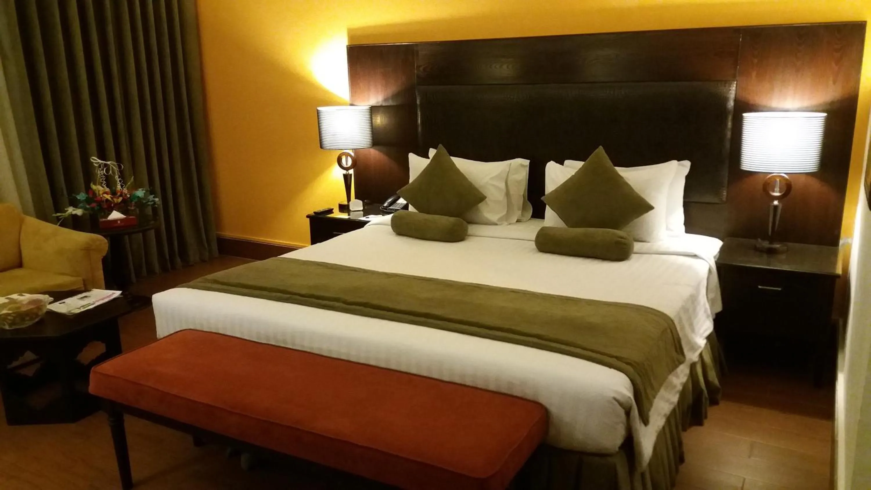 Bed, Lobby/Reception in Smart Hotel