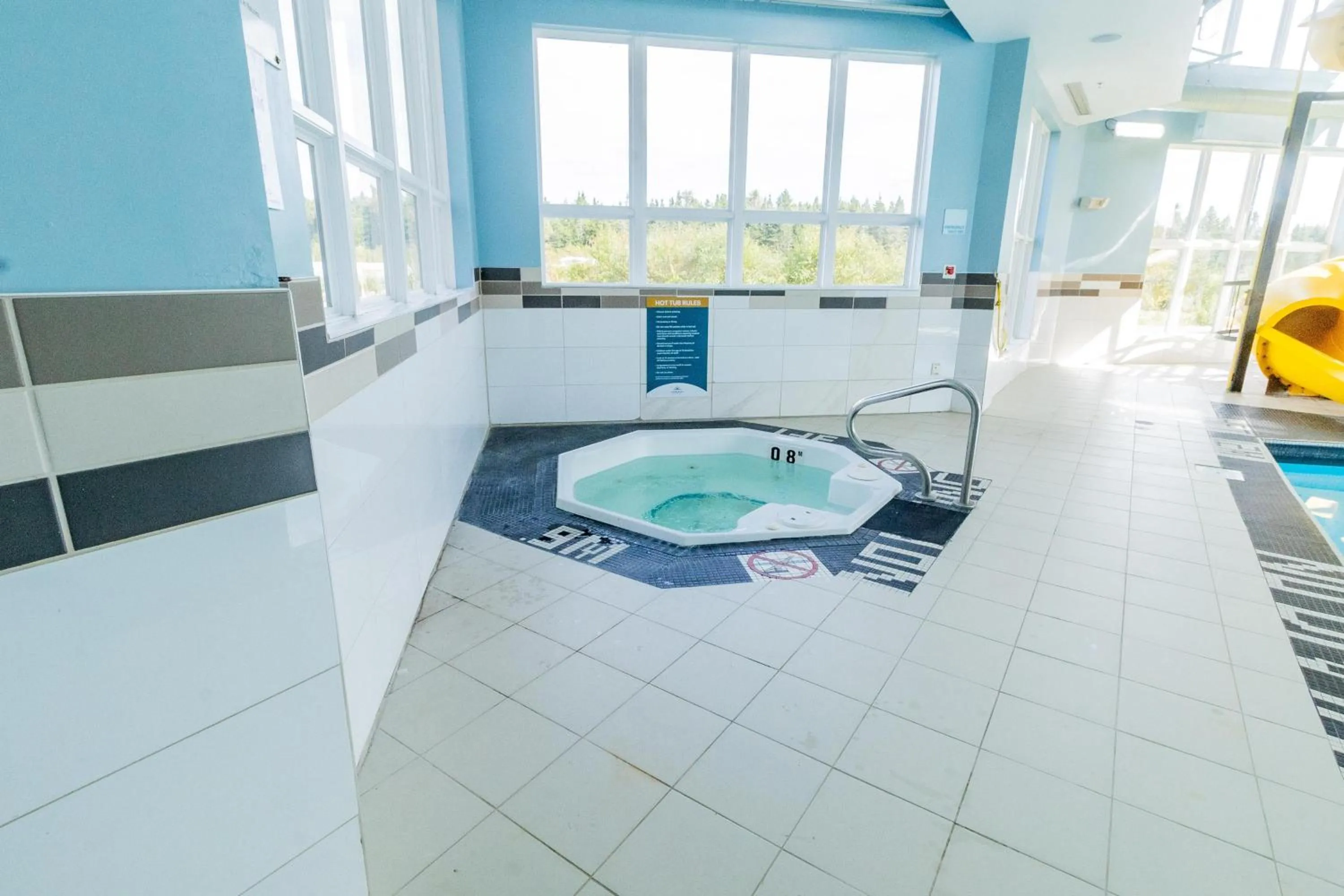 Pool view in Deer Lake Horizon Hotel, BW Signature Collection