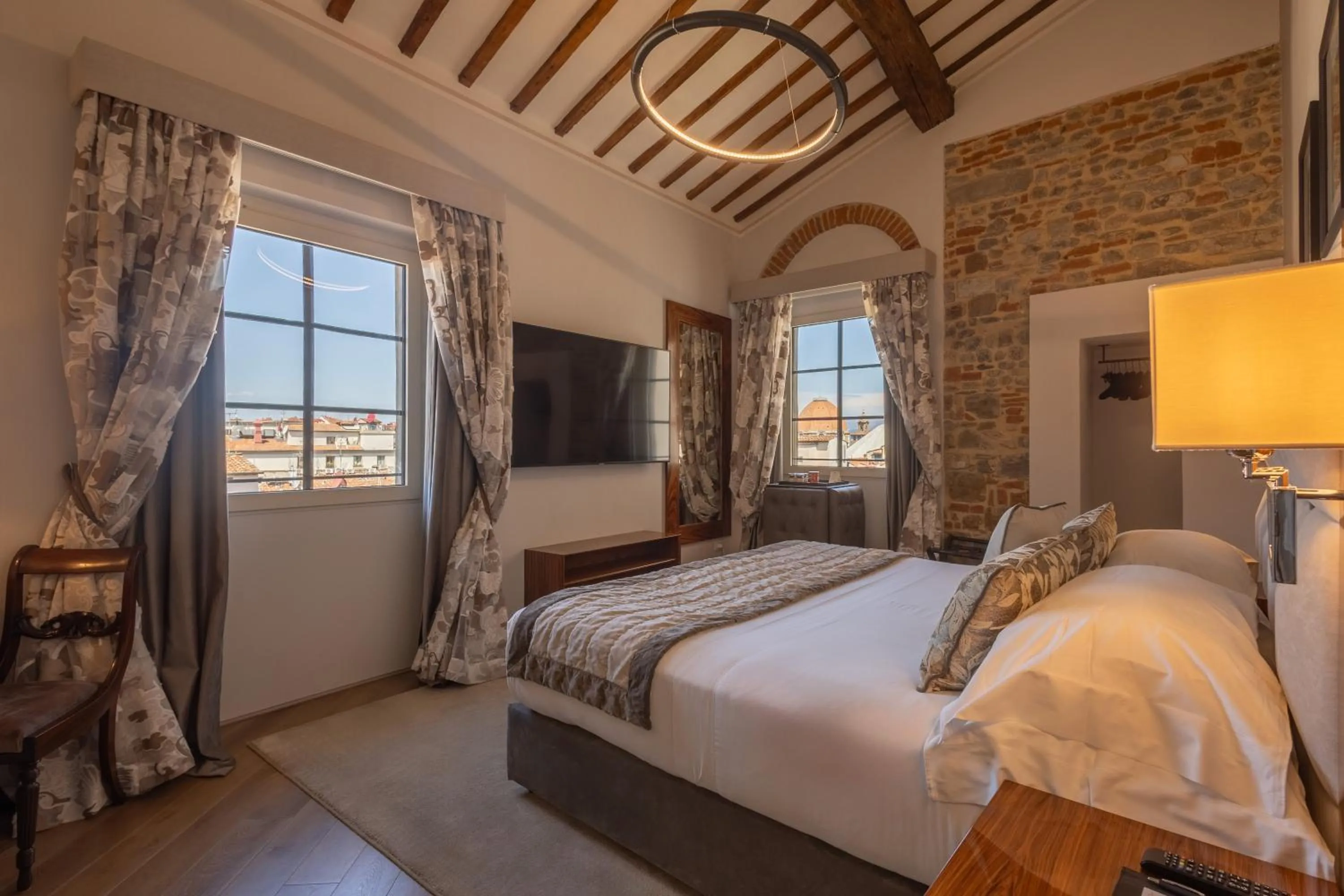 View (from property/room), Bed in Donati Luxury Tower Suites