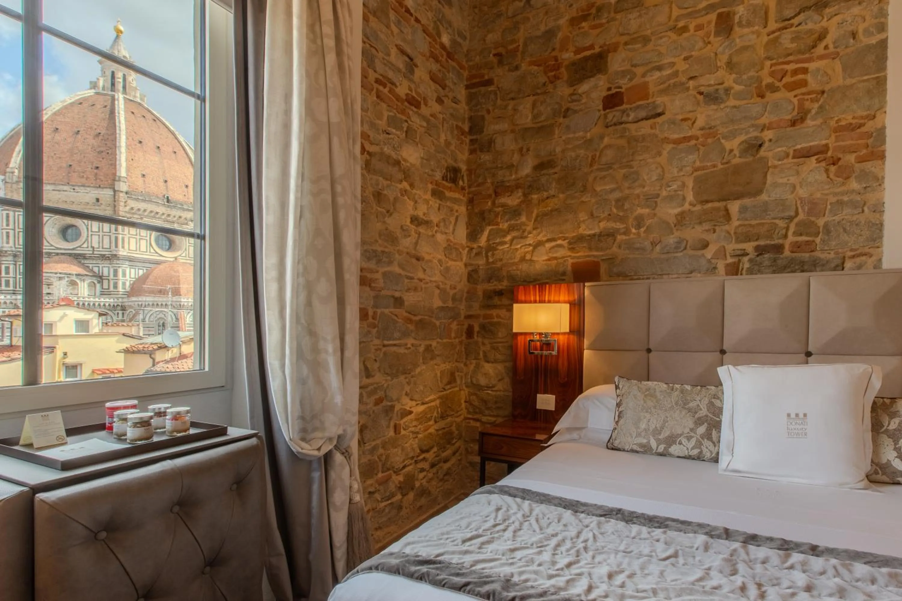 View (from property/room), Bed in Donati Luxury Tower Suites