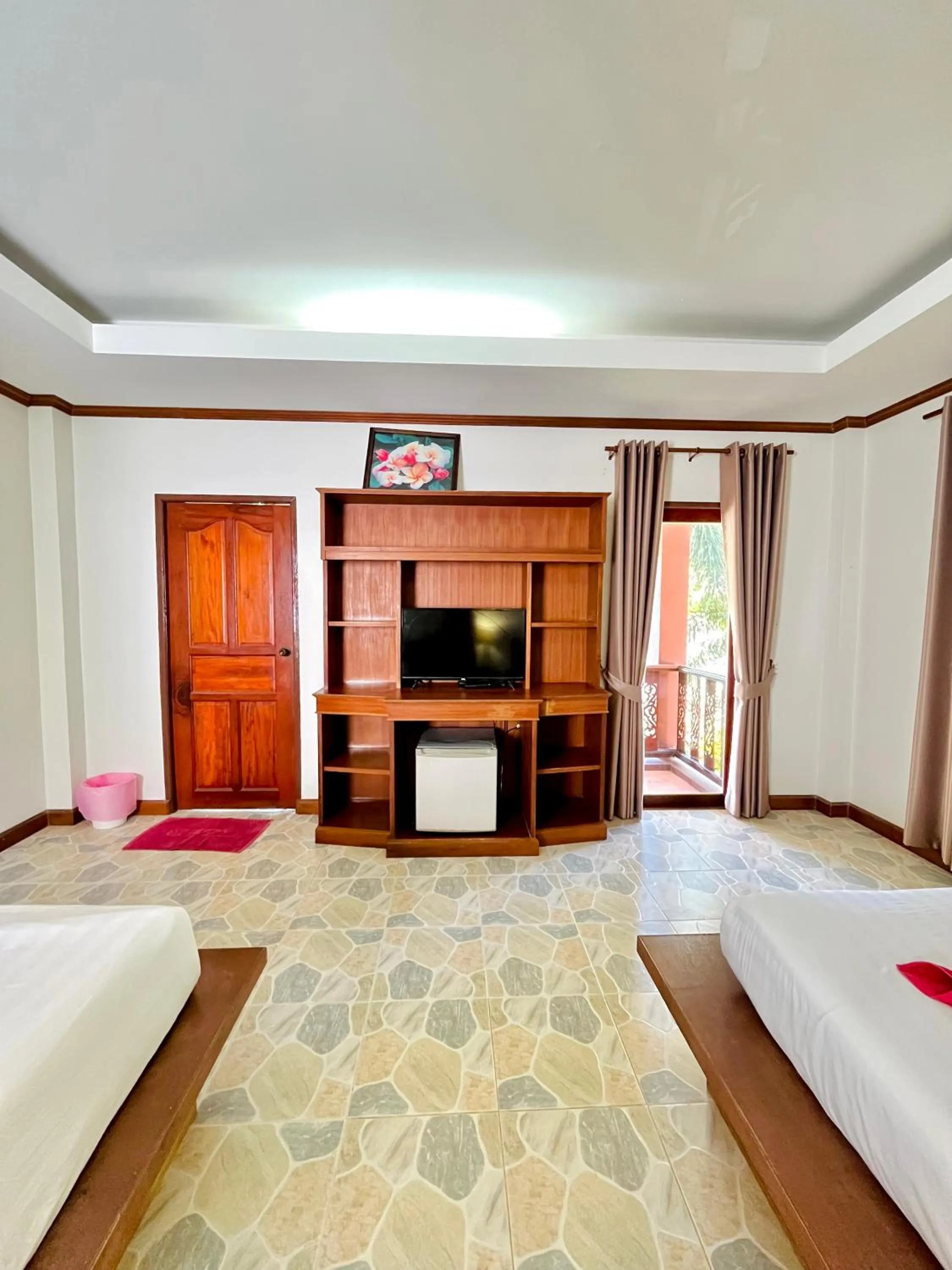 Bed in Lanta Nature House