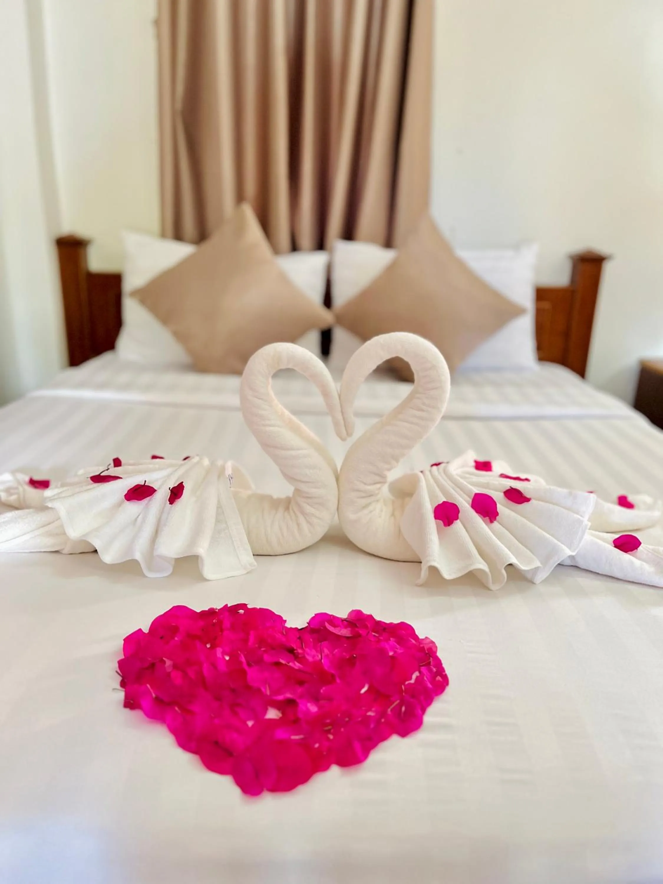 Bed in Lanta Nature House