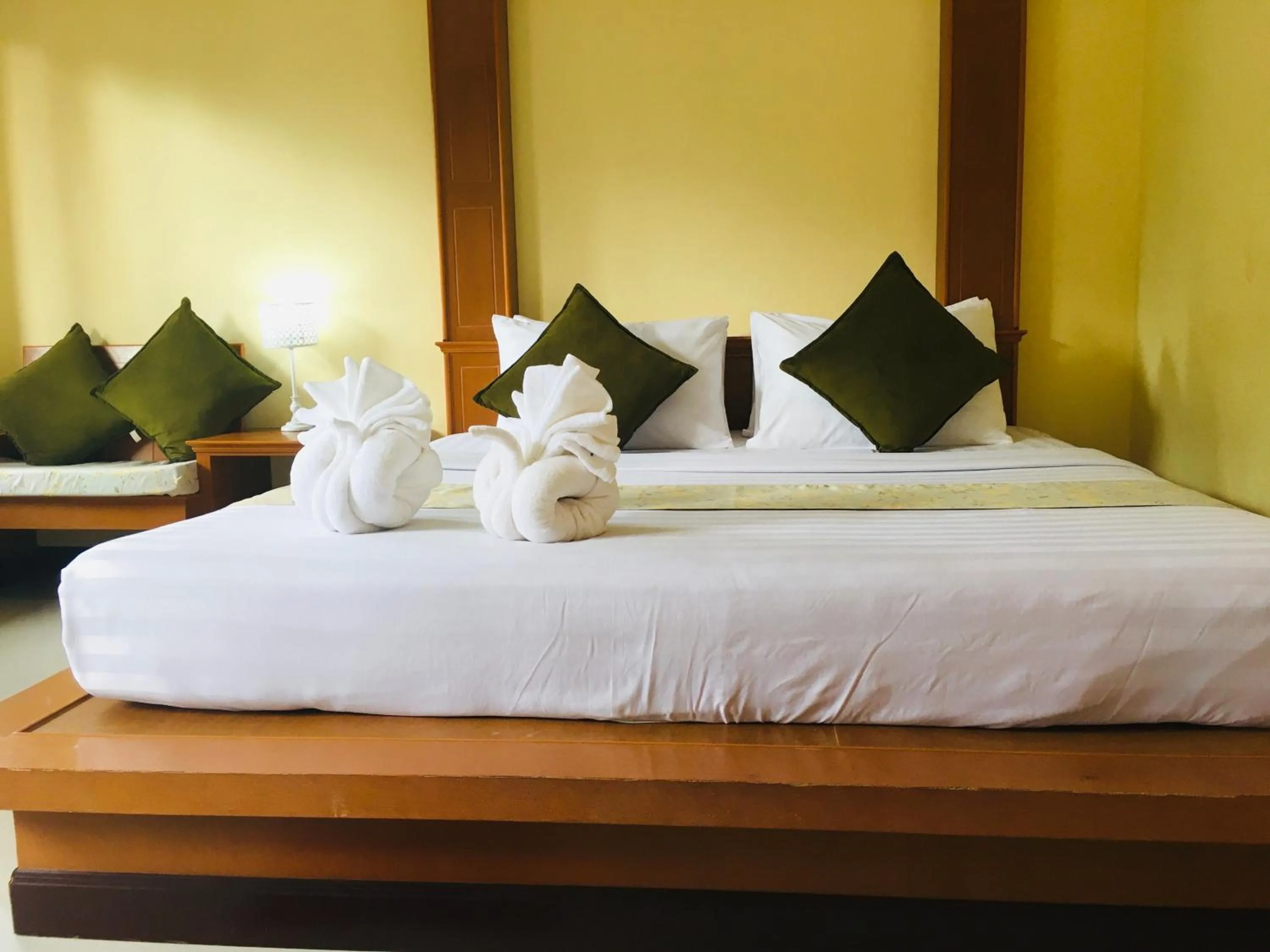 Bed in Lanta Nature House
