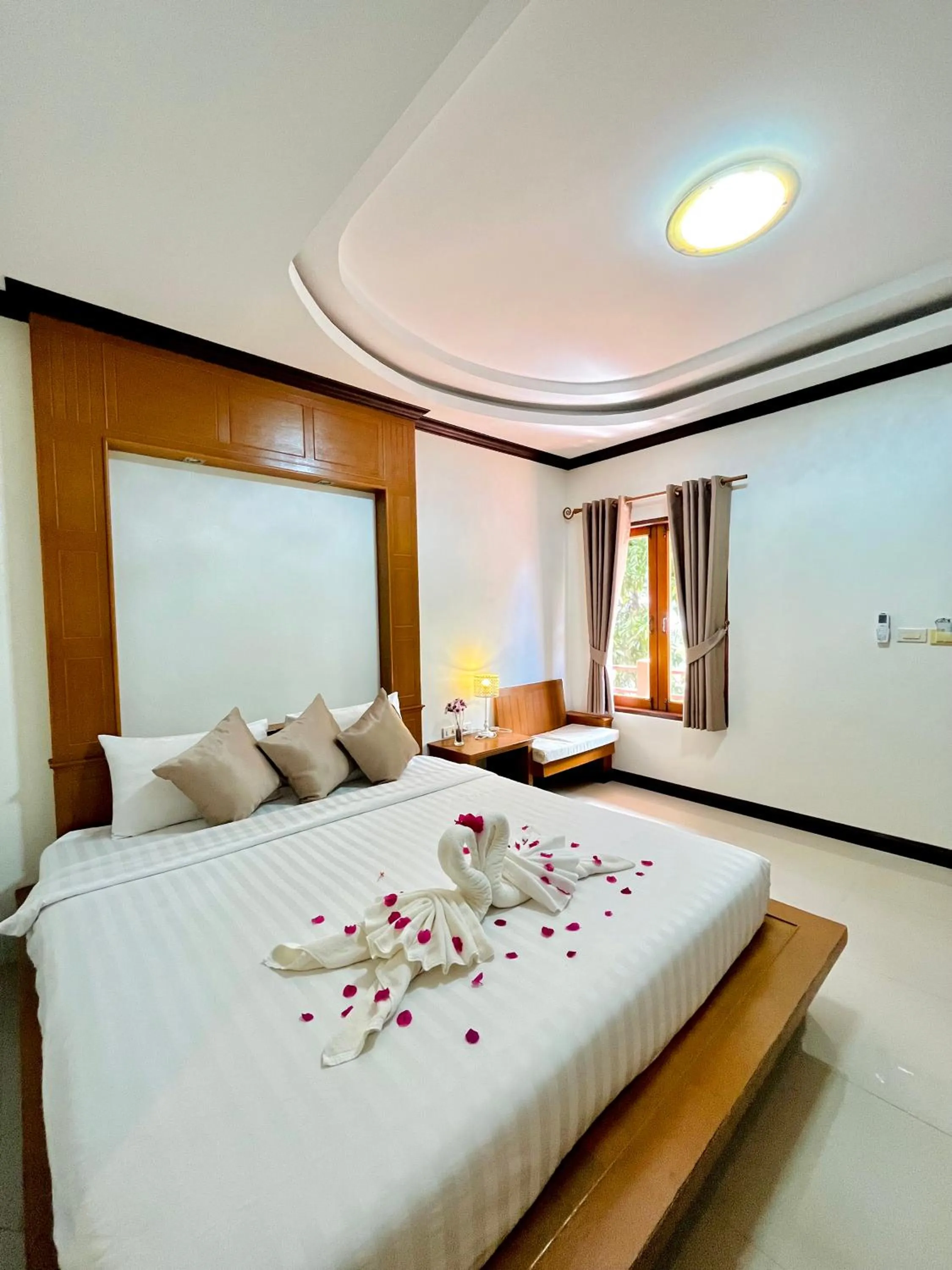 Bed in Lanta Nature House