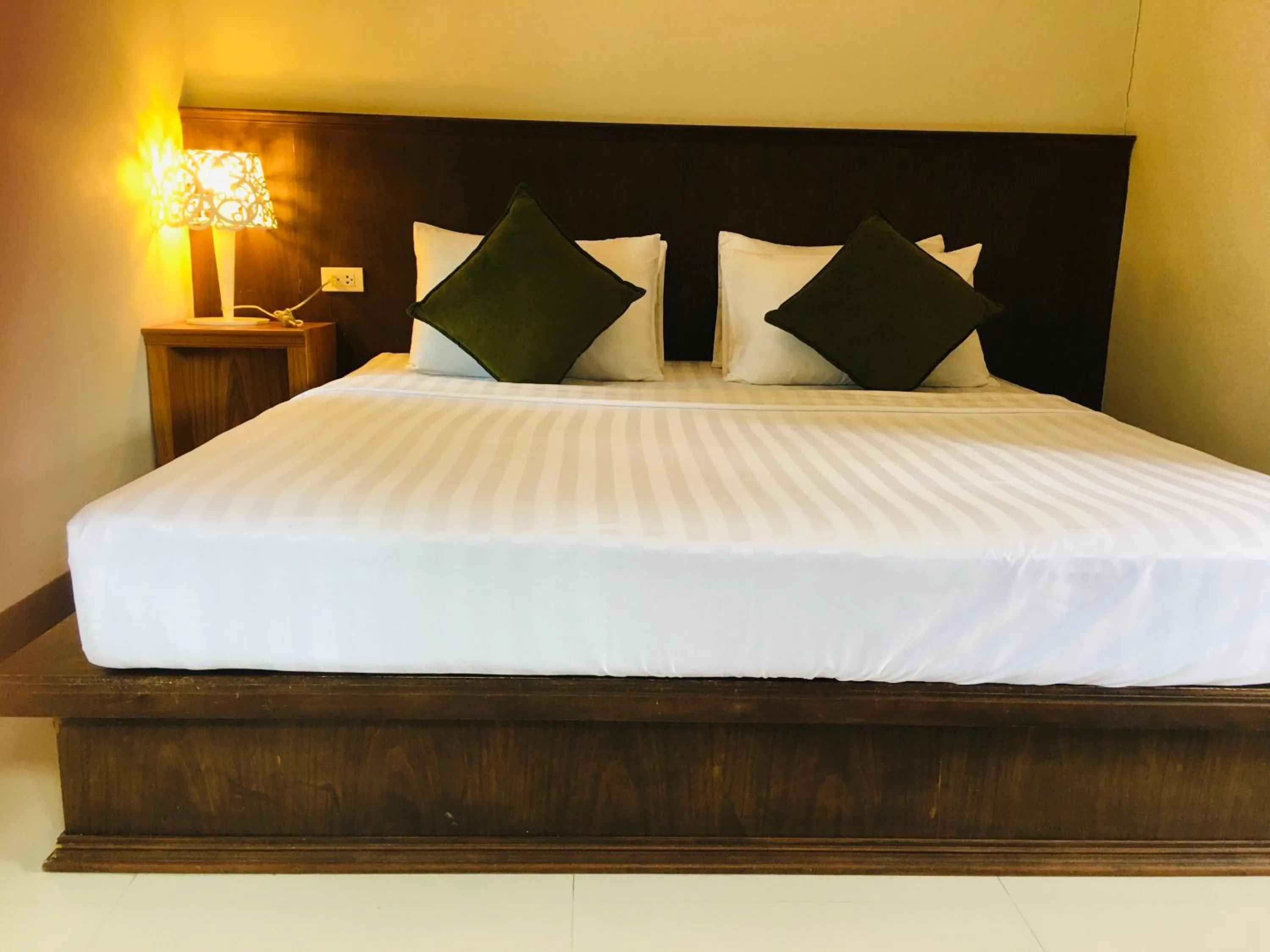 Bed in Lanta Nature House