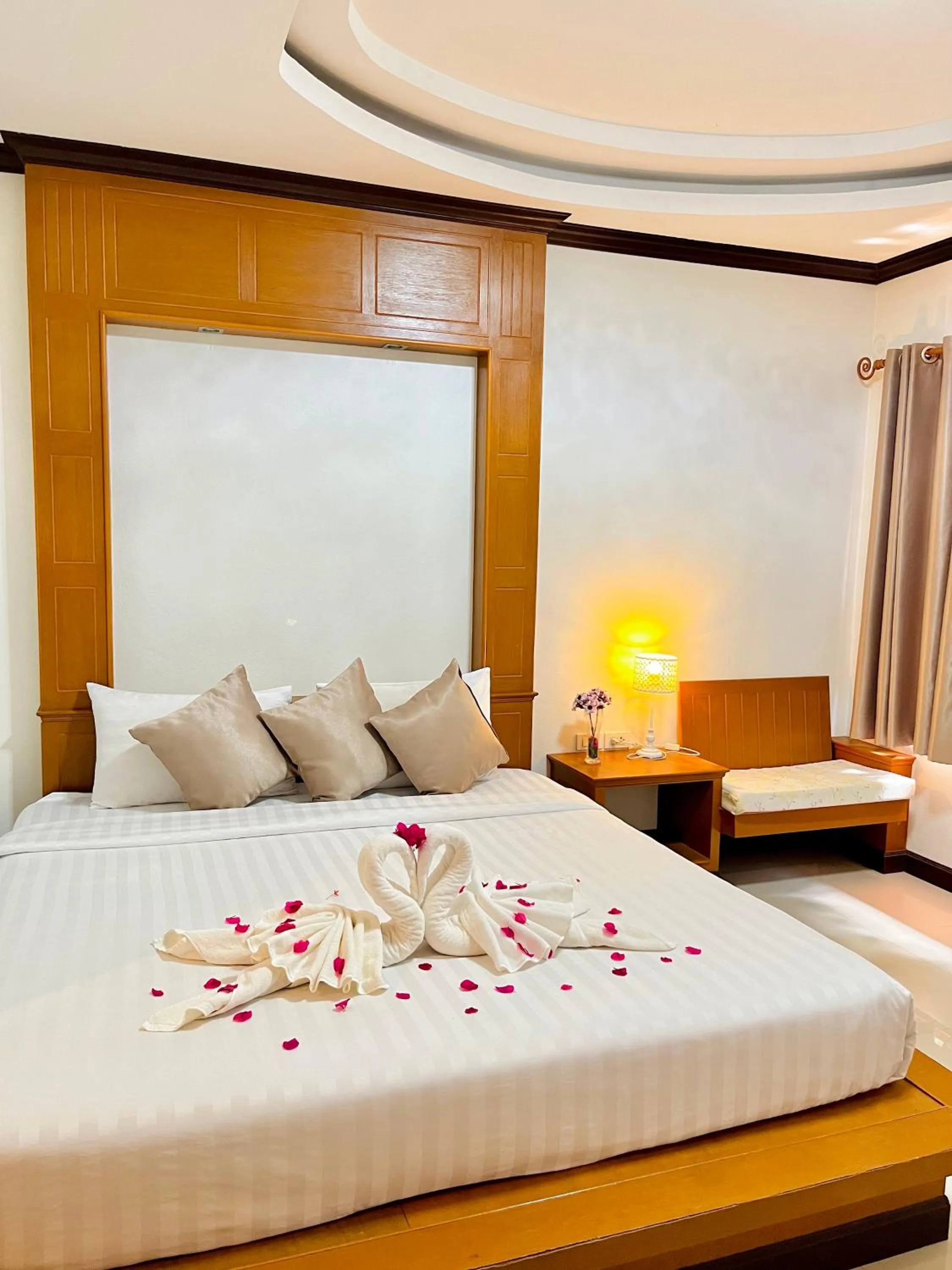 Bed in Lanta Nature House