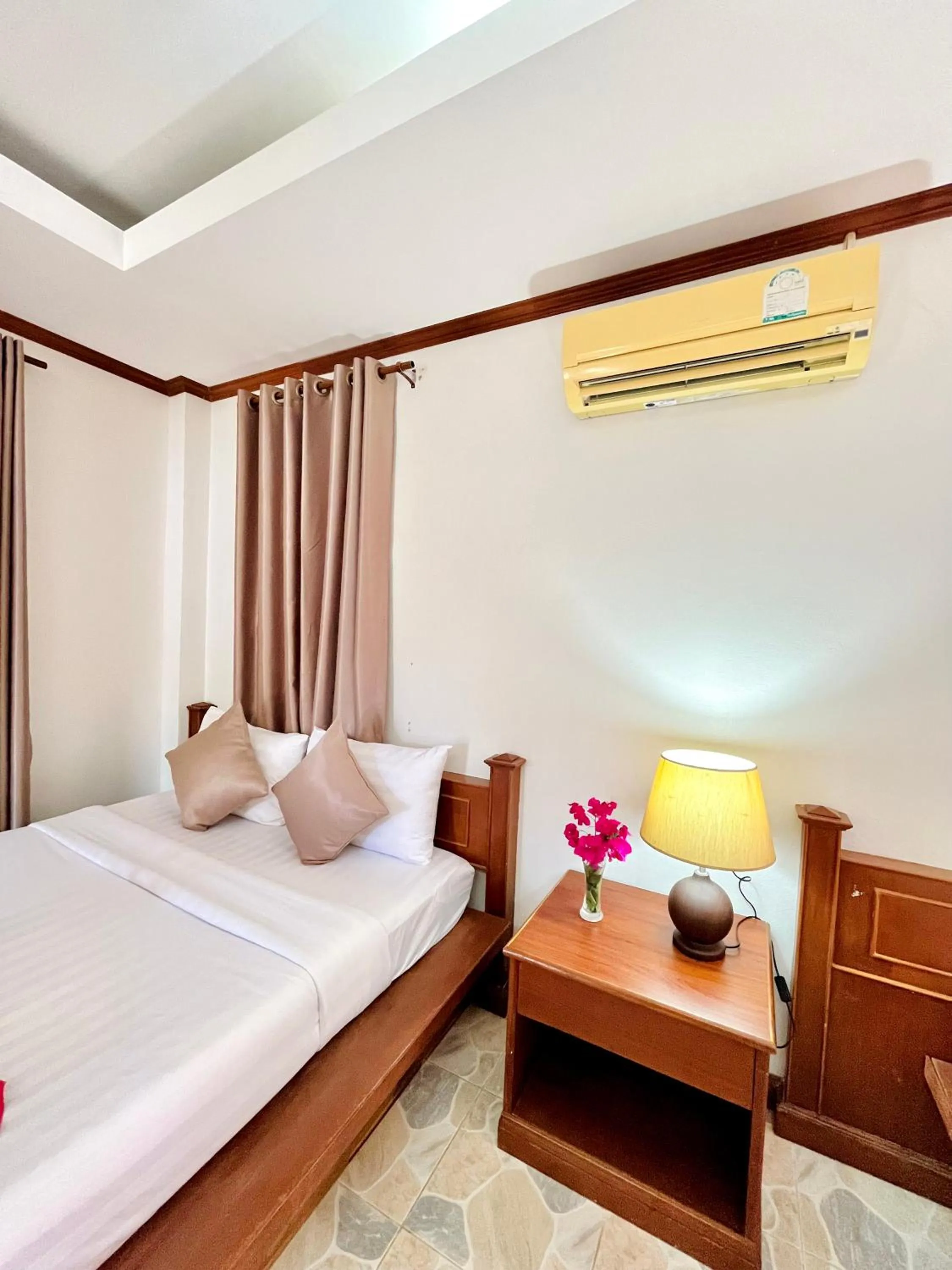 Bed in Lanta Nature House