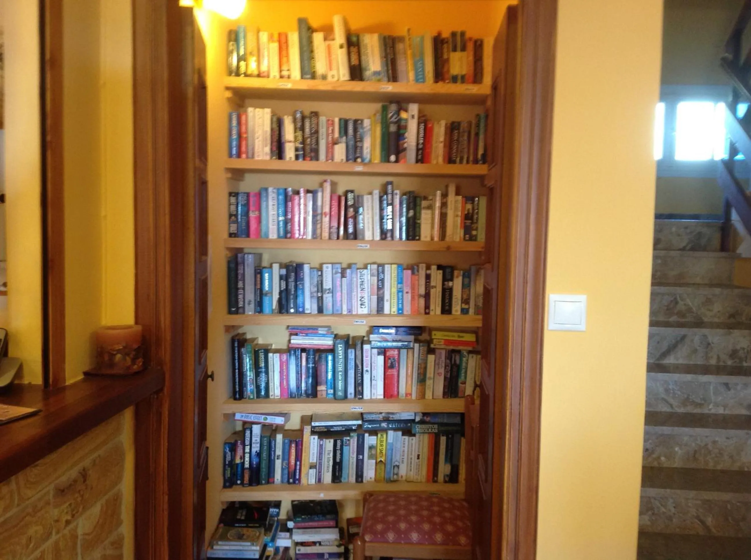 Library in Hotel Nostos