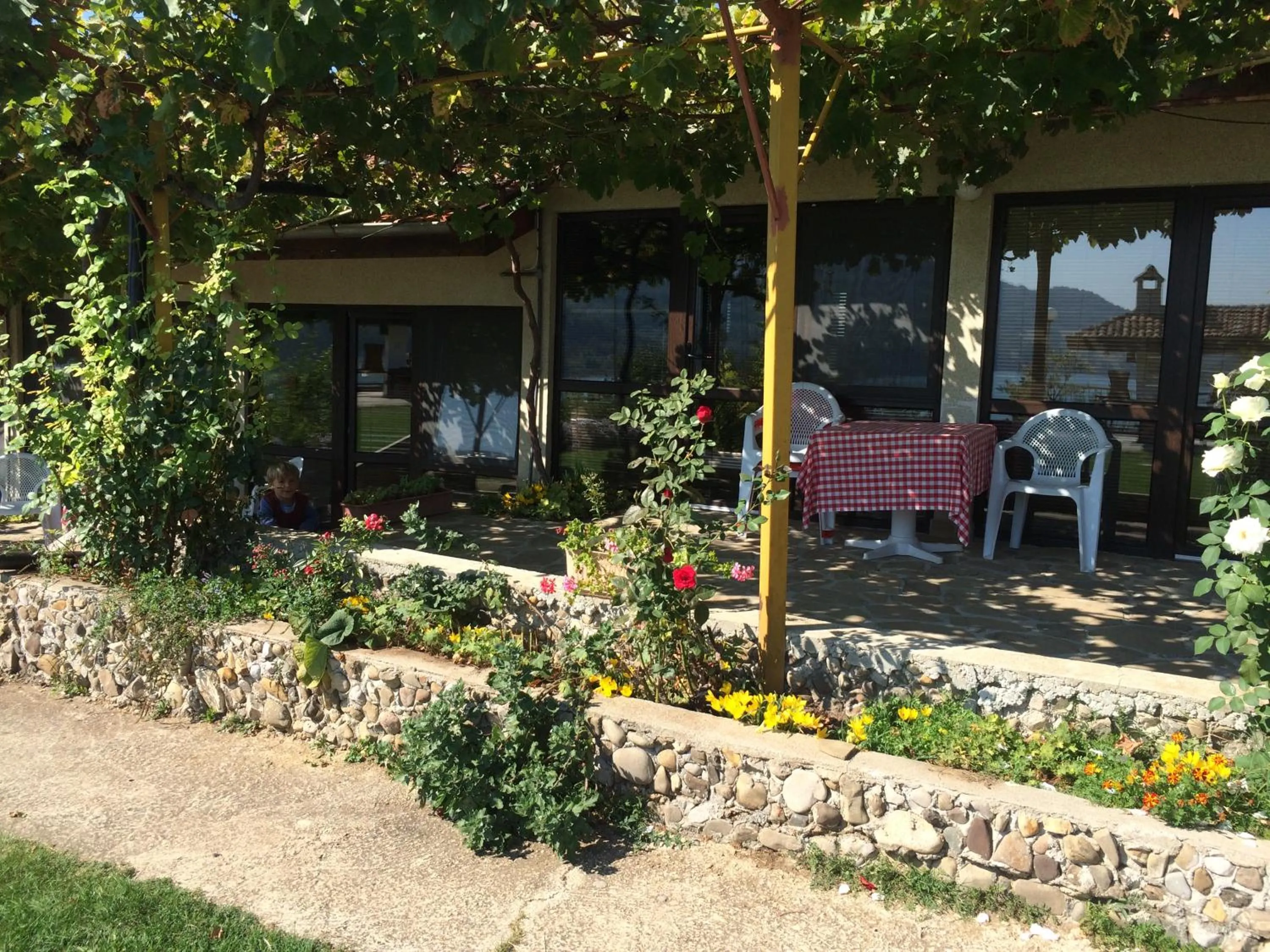 Patio in Family Hotel Belvedere