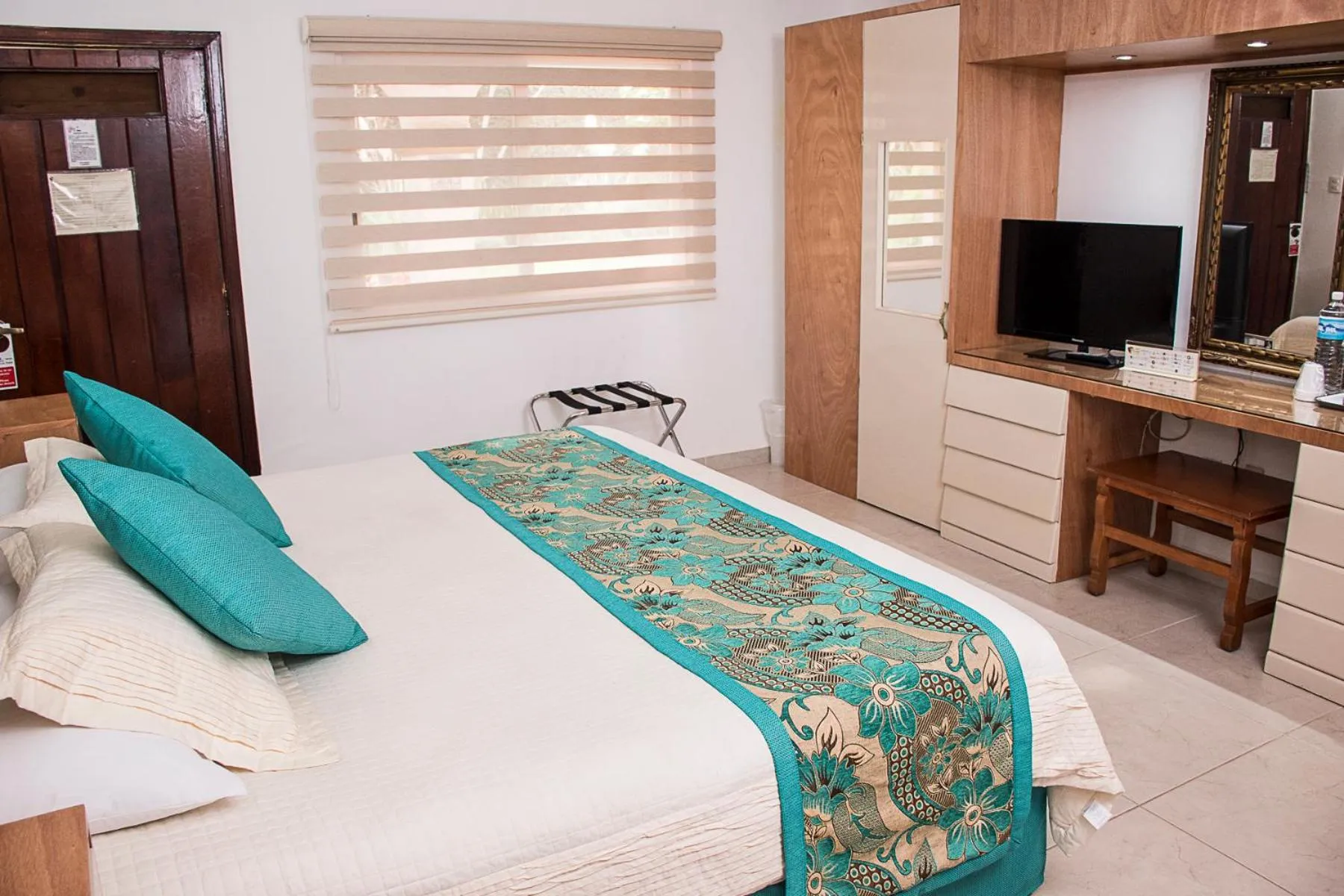 Bed in Hotel Posada Quinta Las Flores