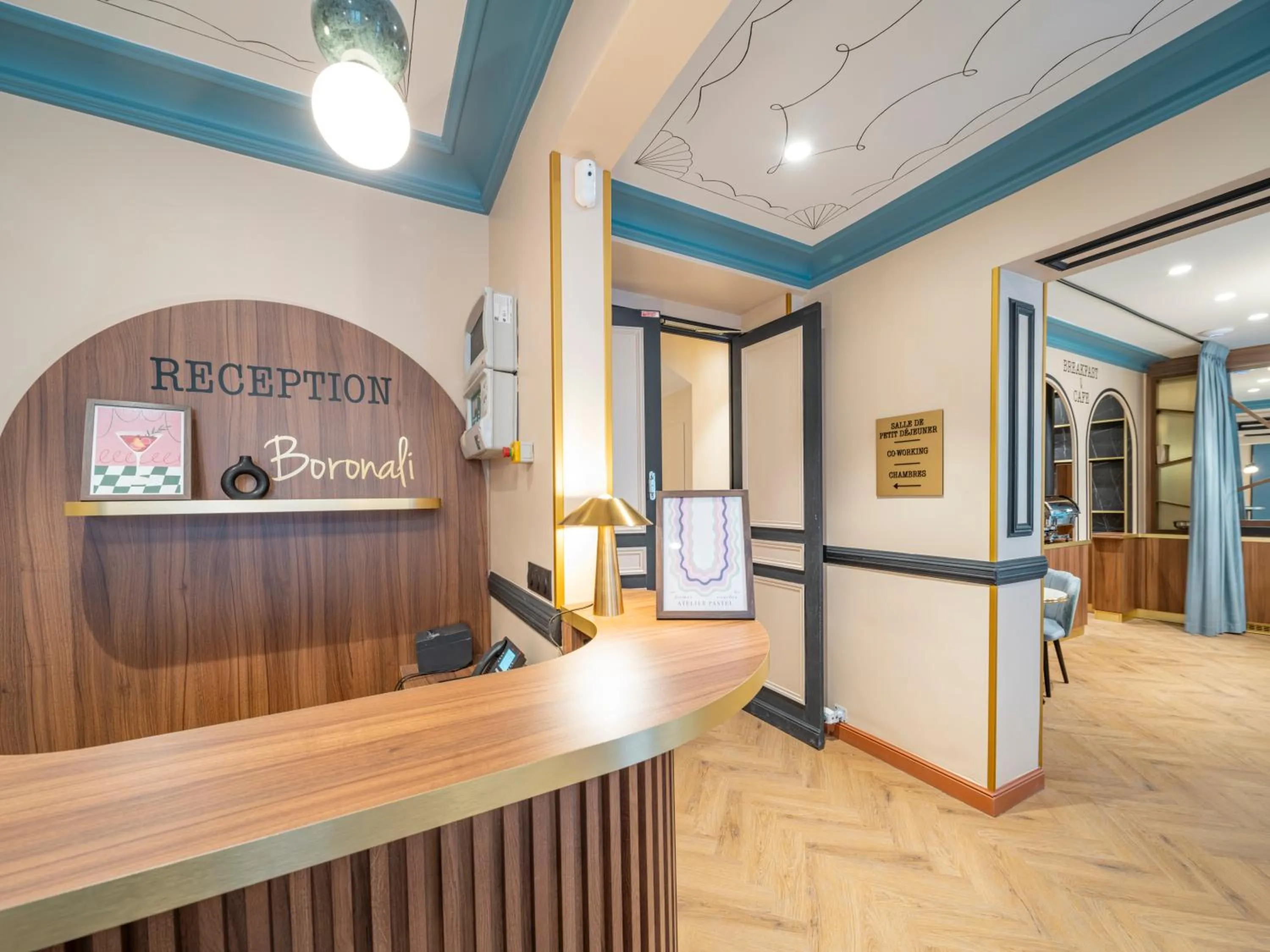 Lobby or reception in Hotel Boronali