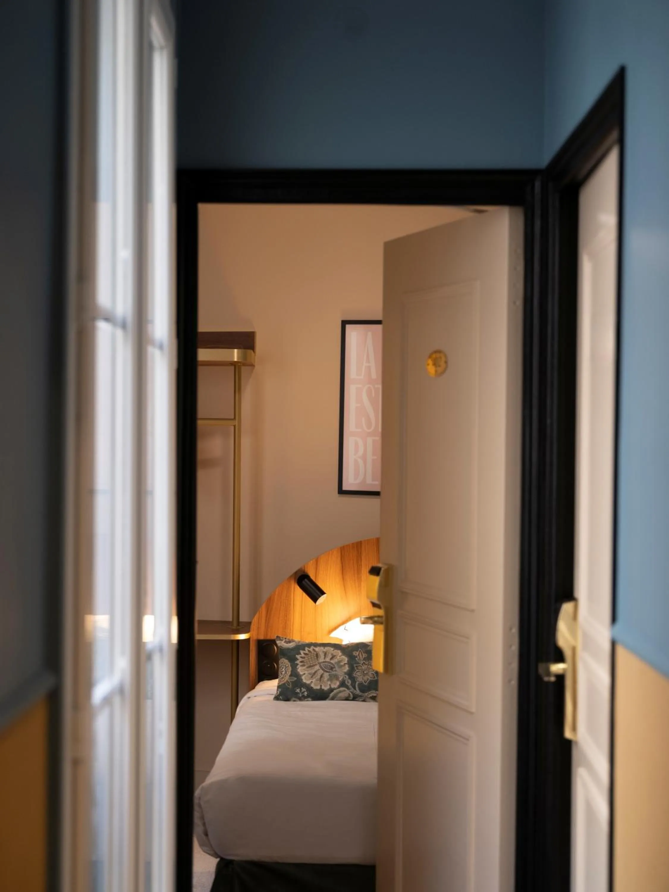 Decorative detail, Bed in Hotel Boronali